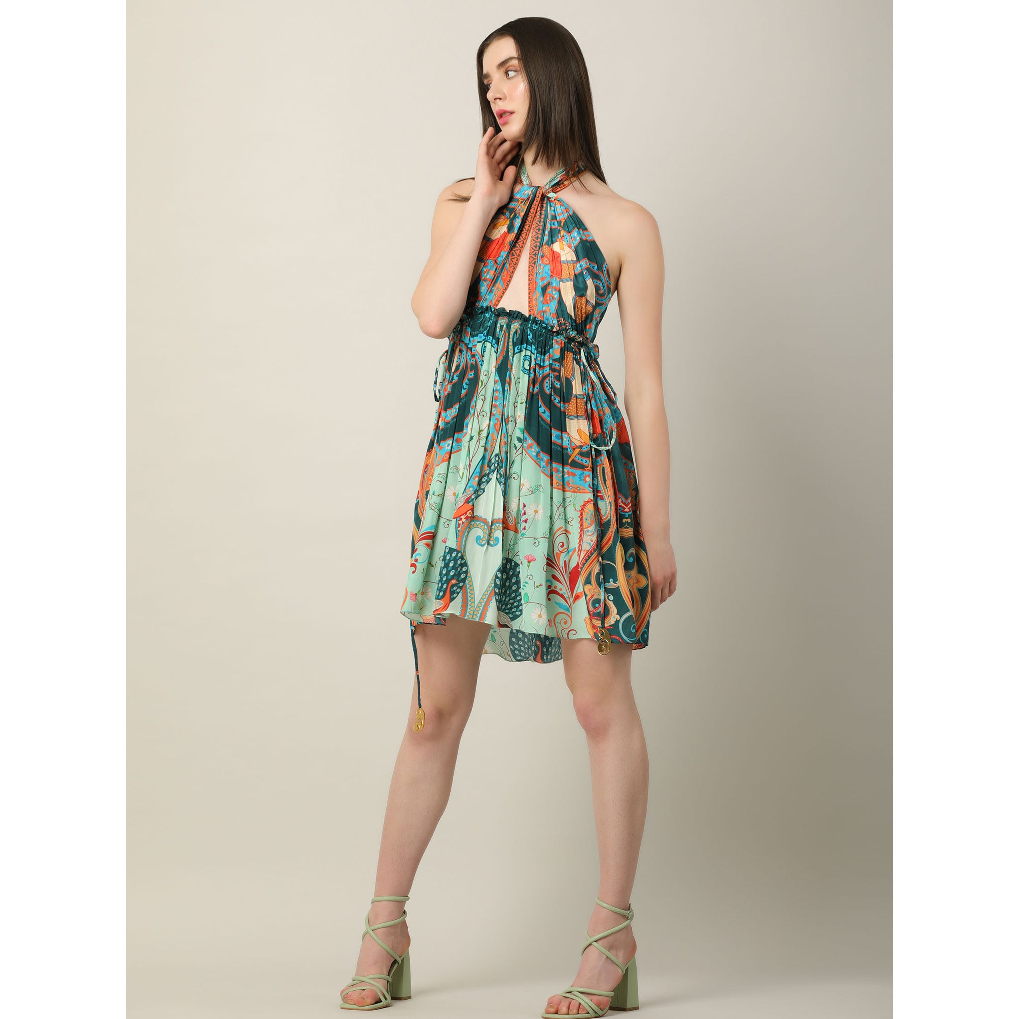 Draped dress