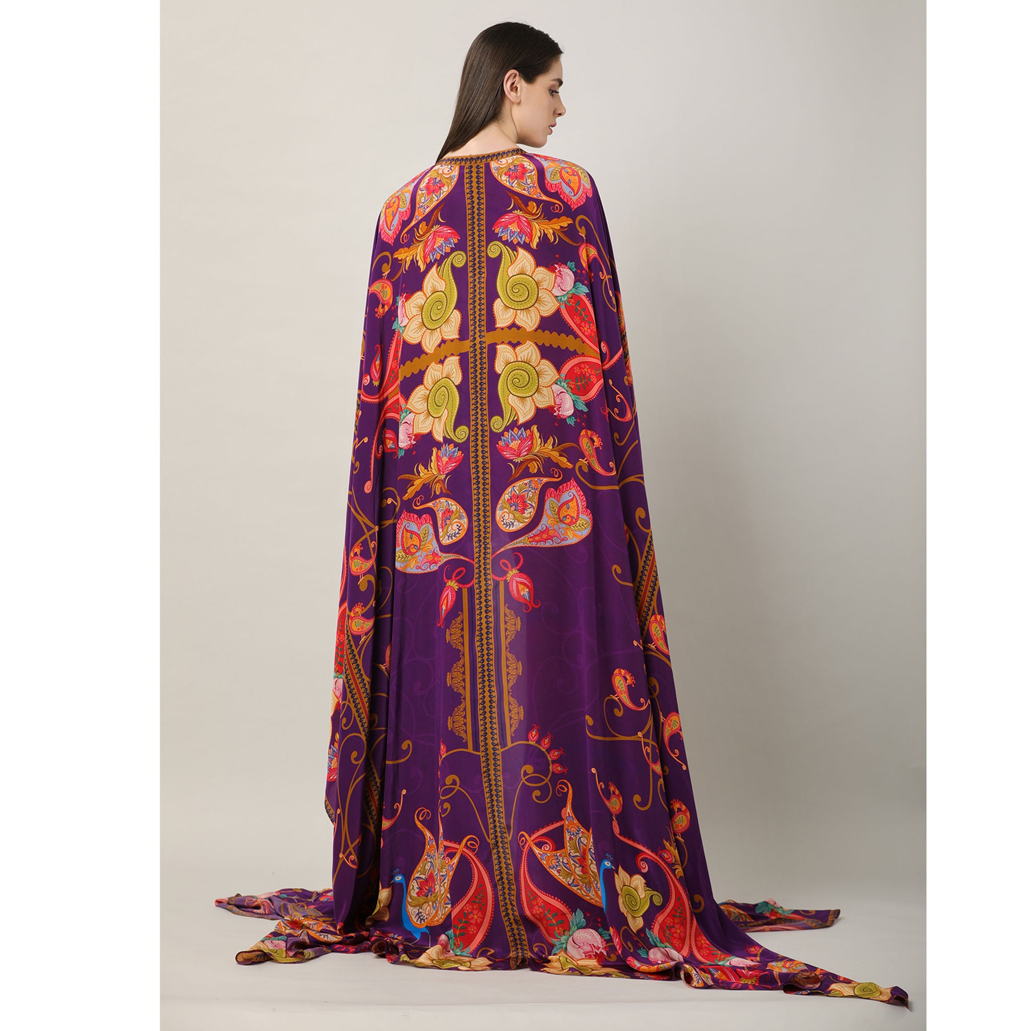 Statement Embroidered Cape