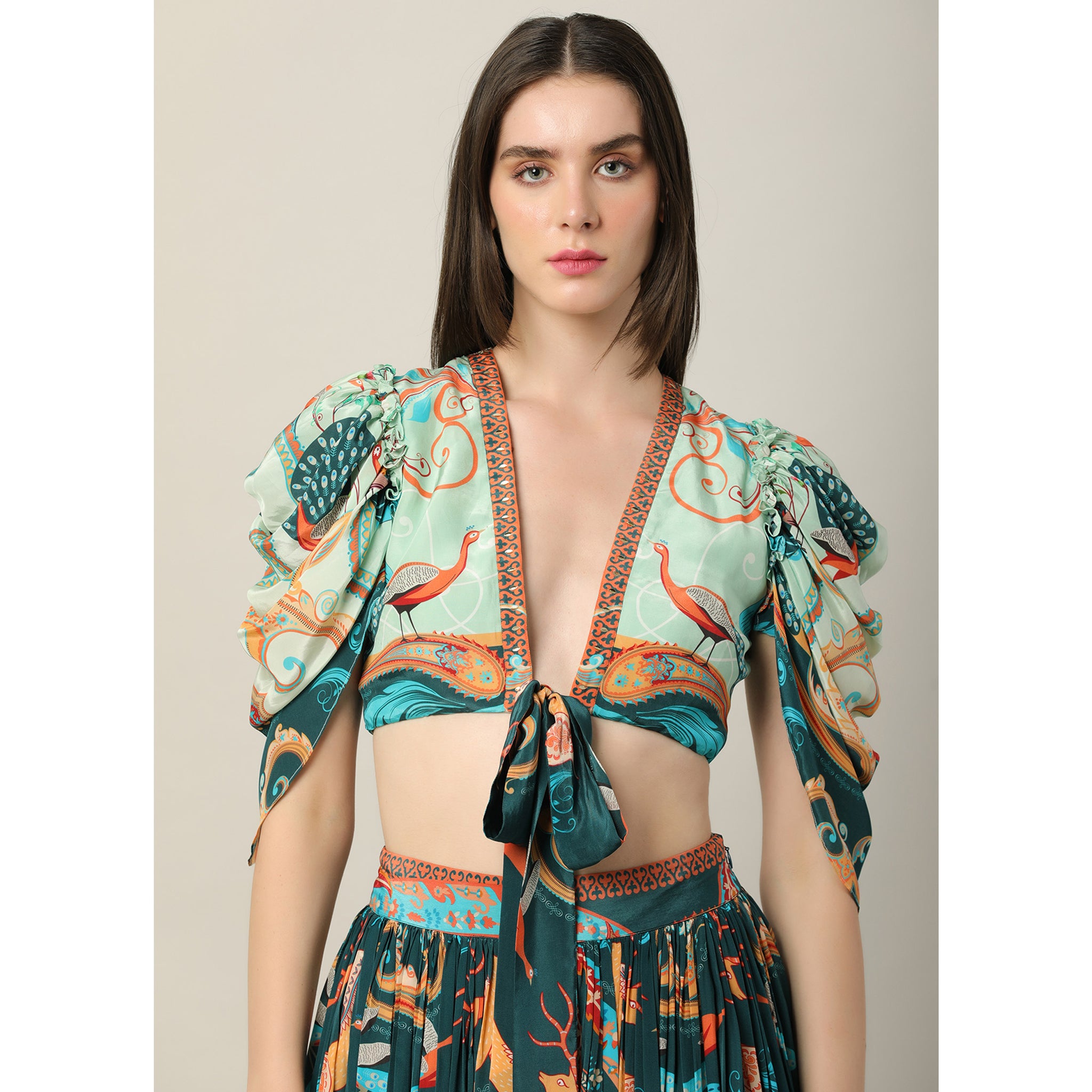 Embroidered top