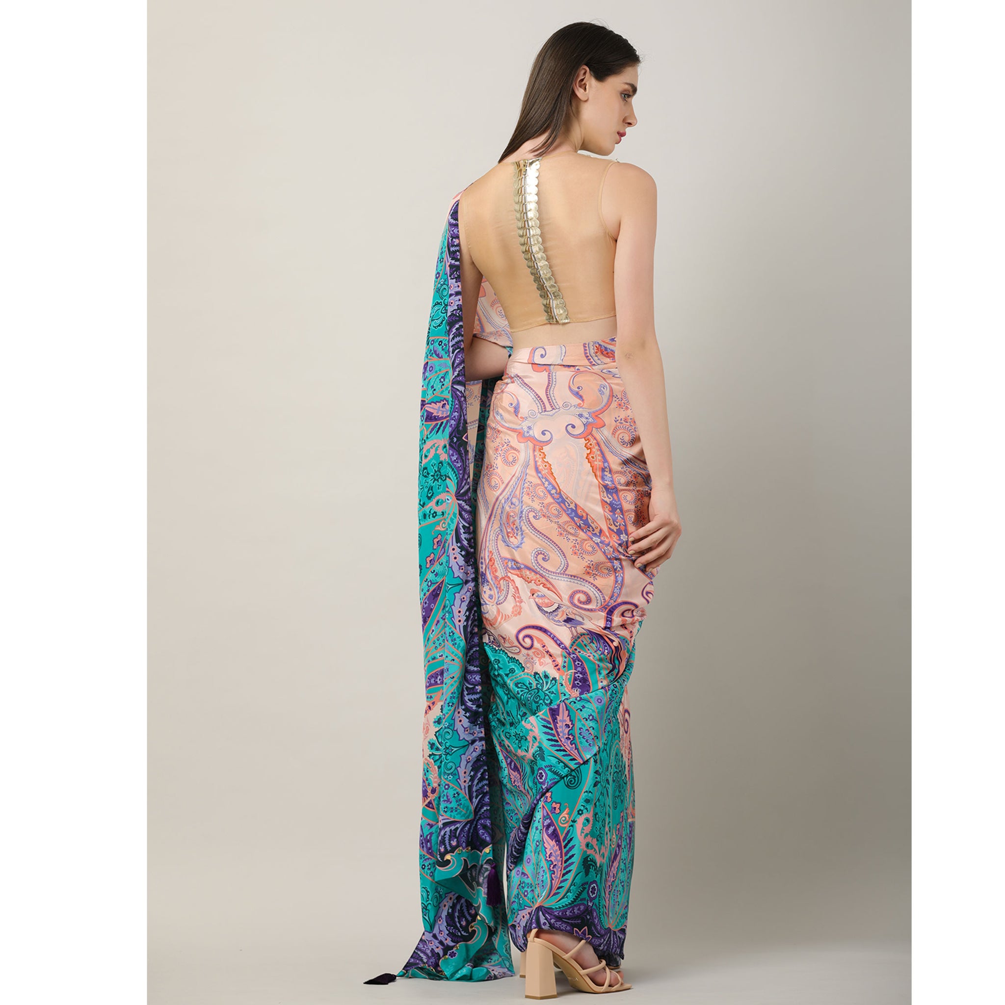 Embroidered Sari