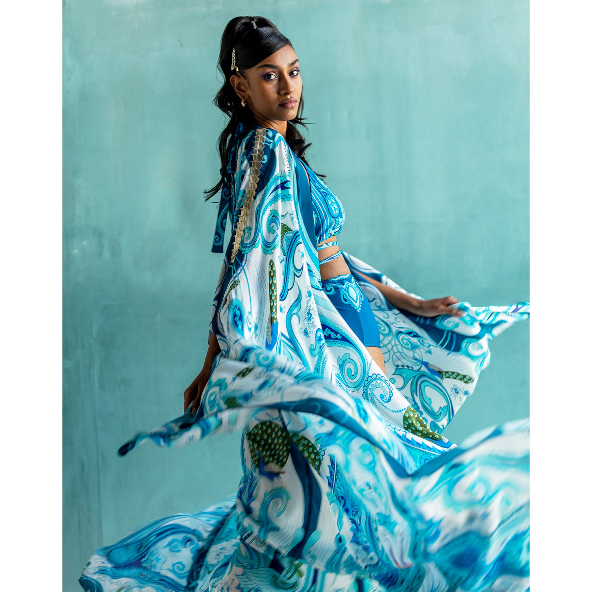 Embroidered Cape