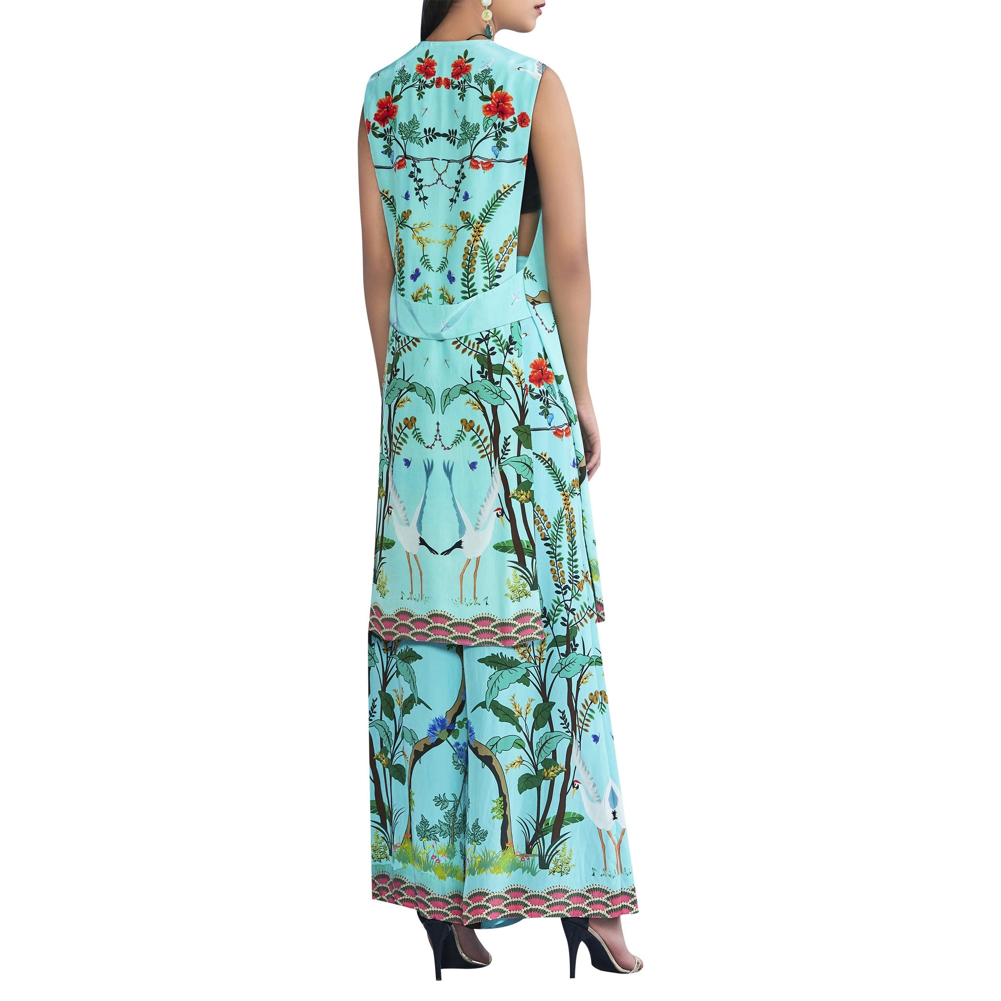 Printed Flared Pants