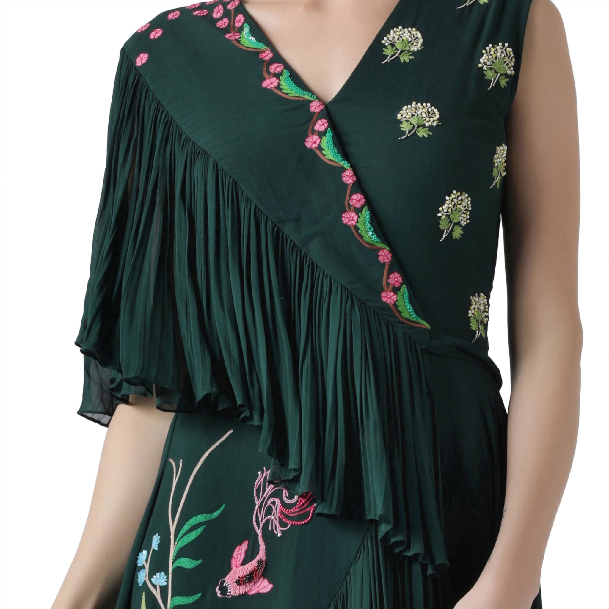Embroidered Gown