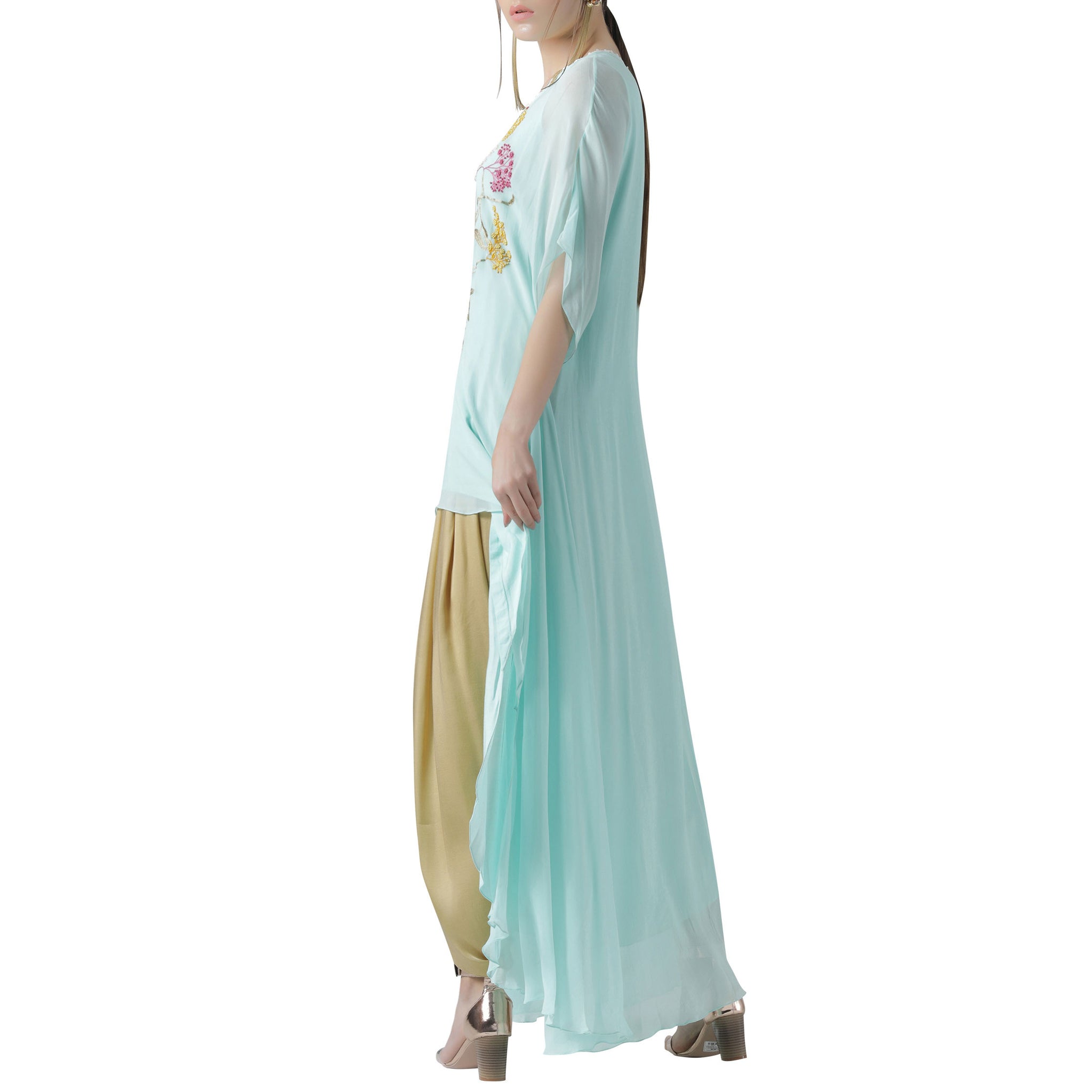 Embroidered Asymmetric Tunic
