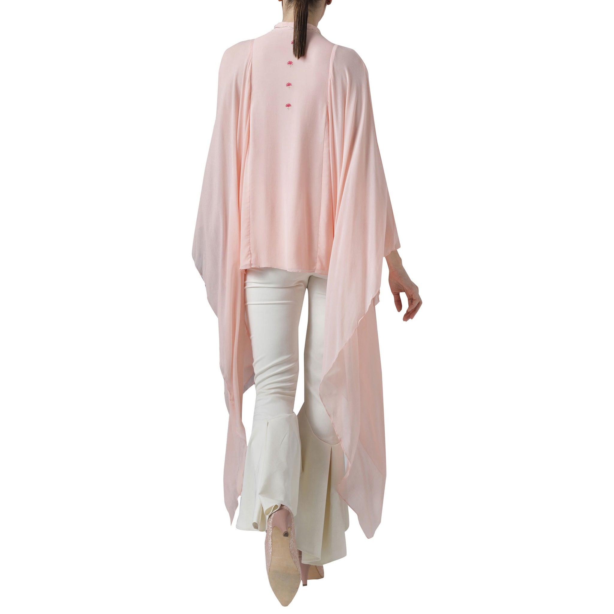 Ivory Asymmetrical Pants