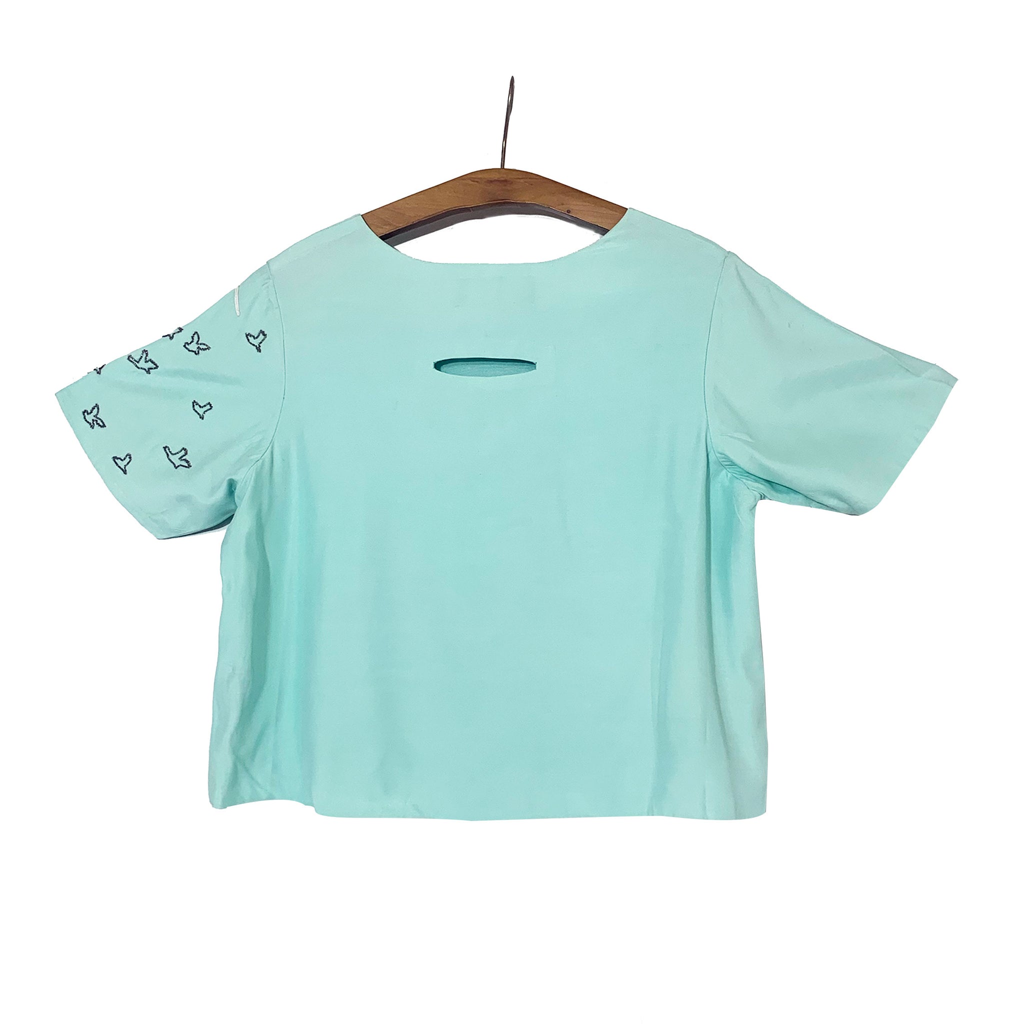 Embroidered Boxy Top