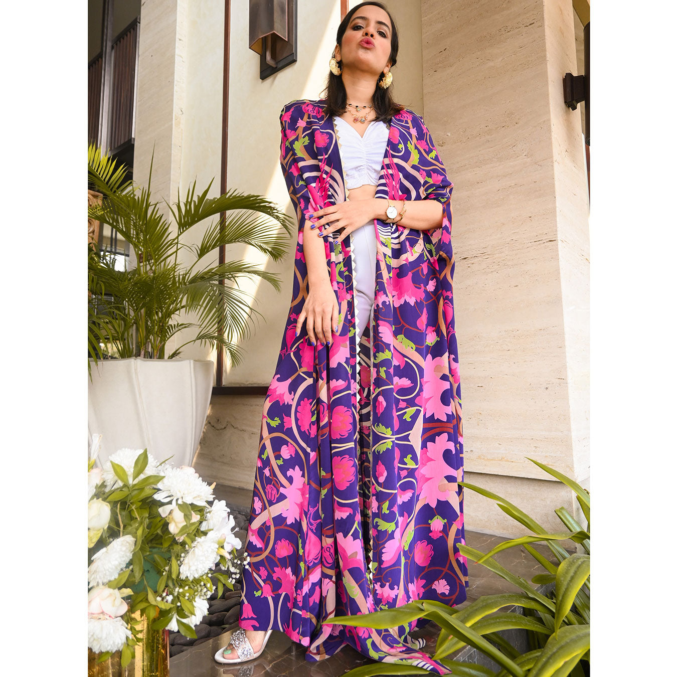 Embroidered Cape
