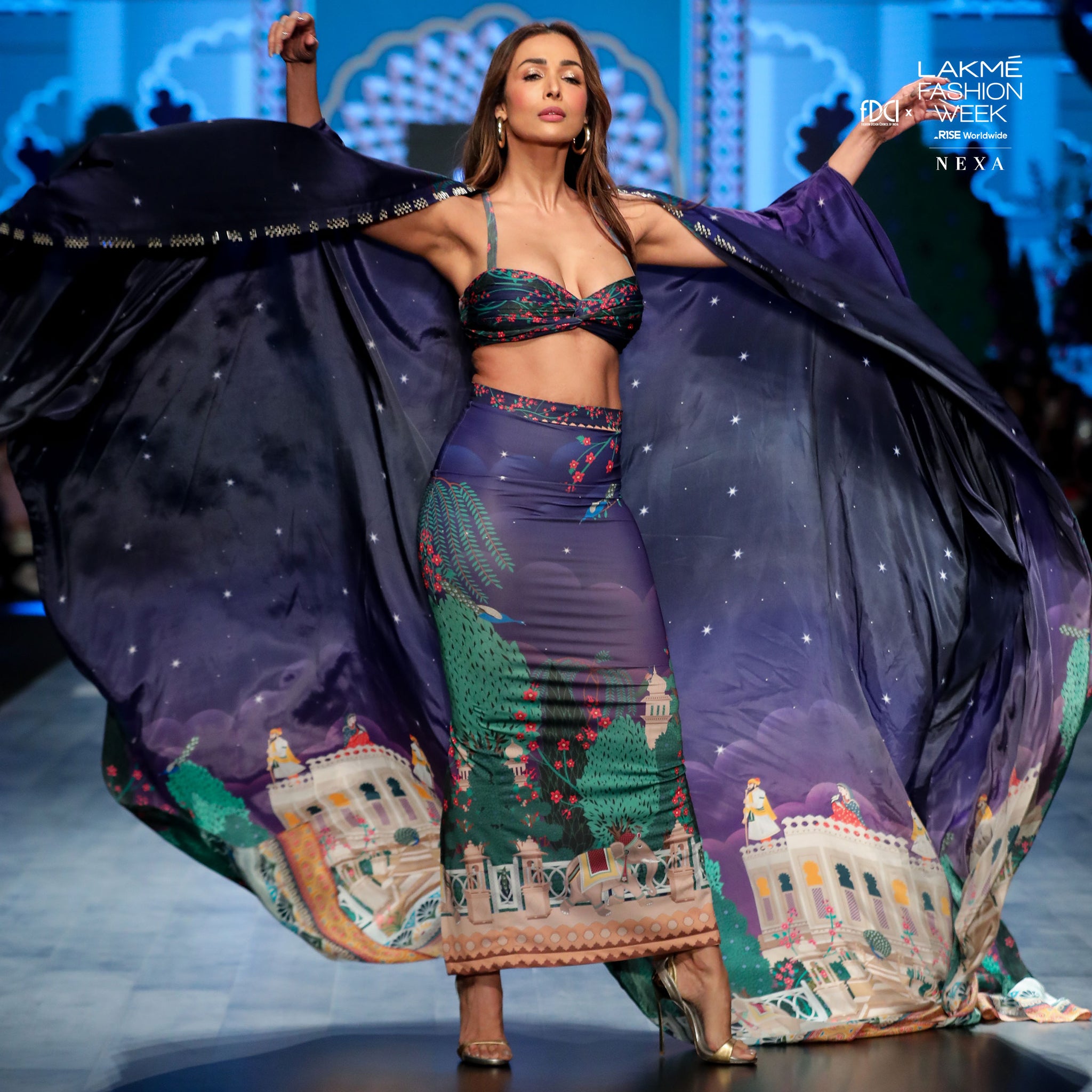 Embroidered Cape