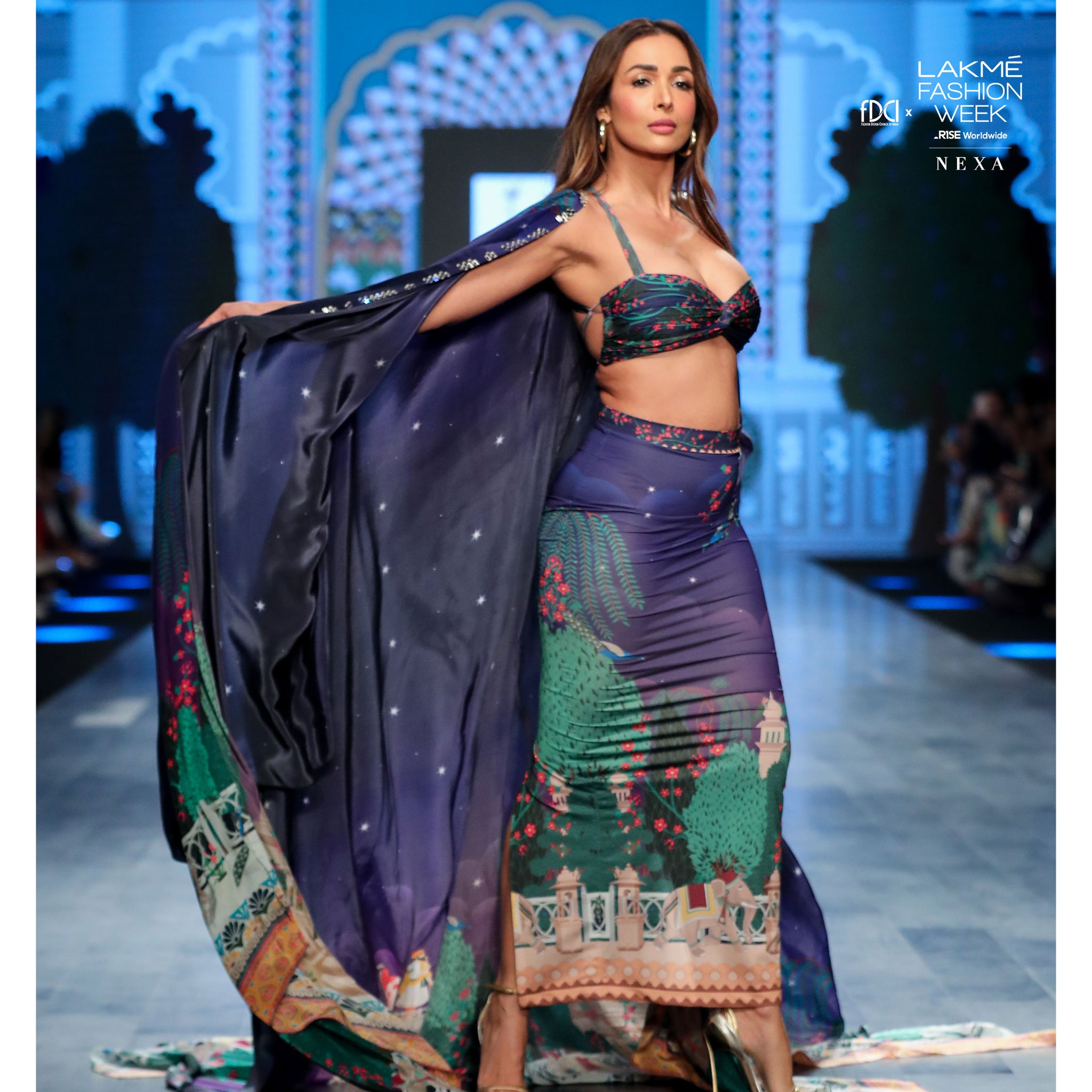 Embroidered Cape