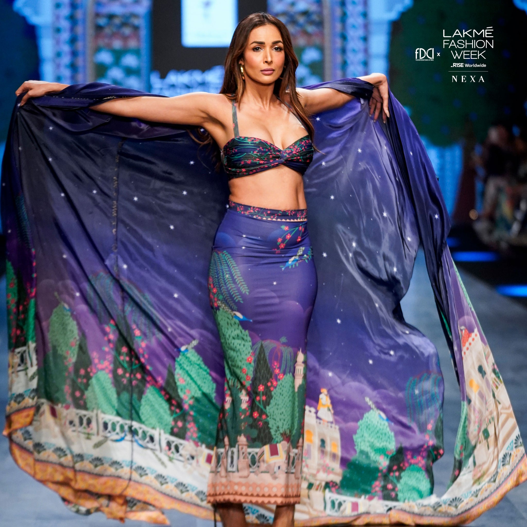 Embroidered Cape