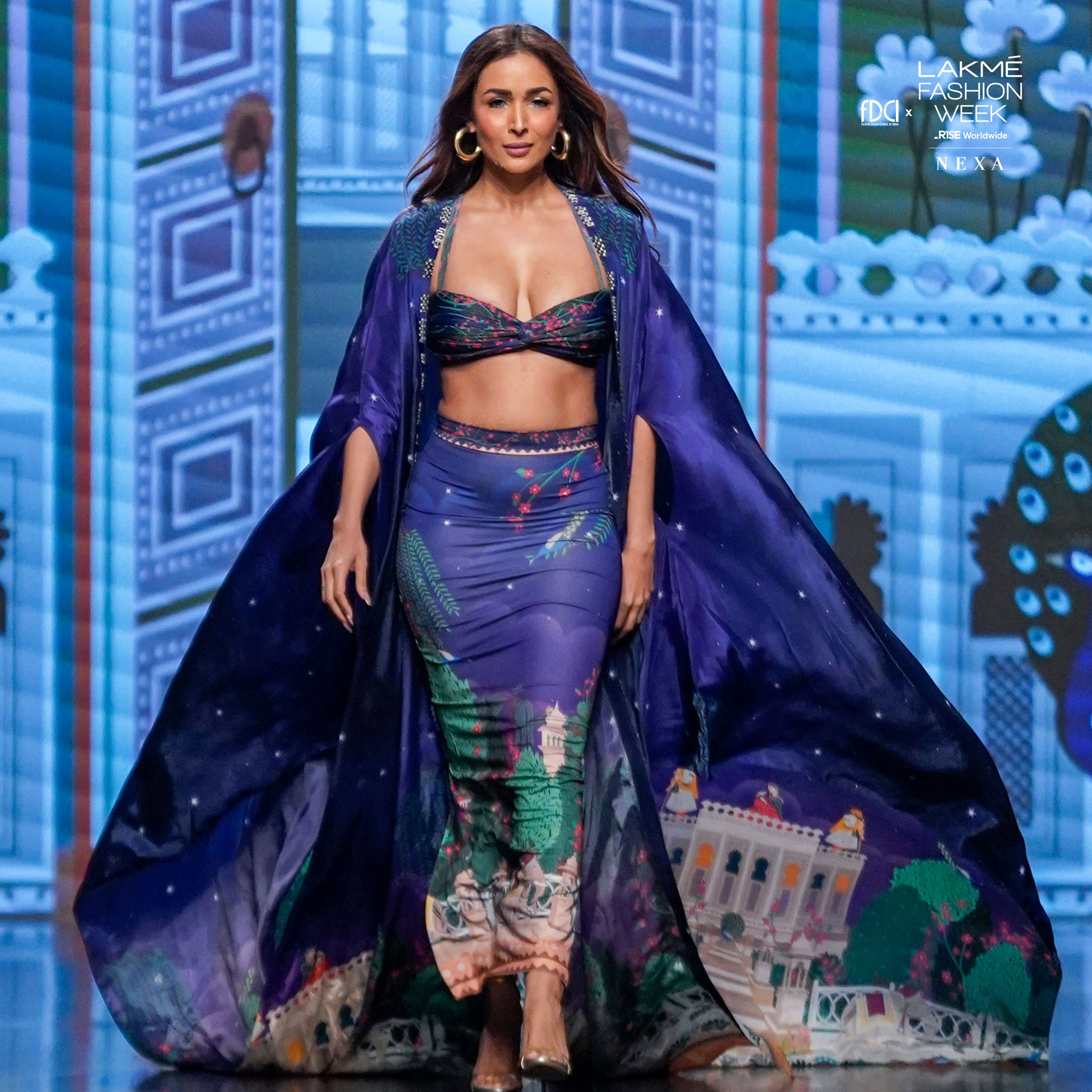 Embroidered Cape
