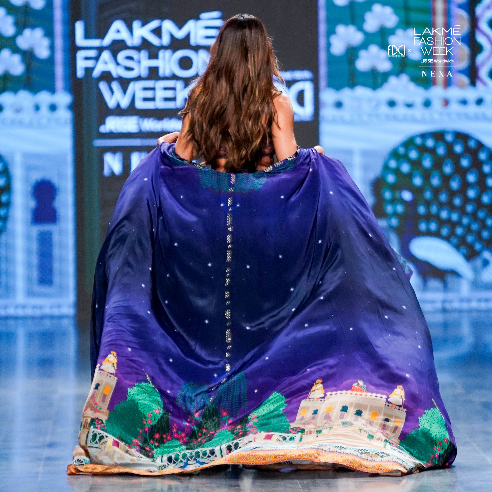 Embroidered Cape