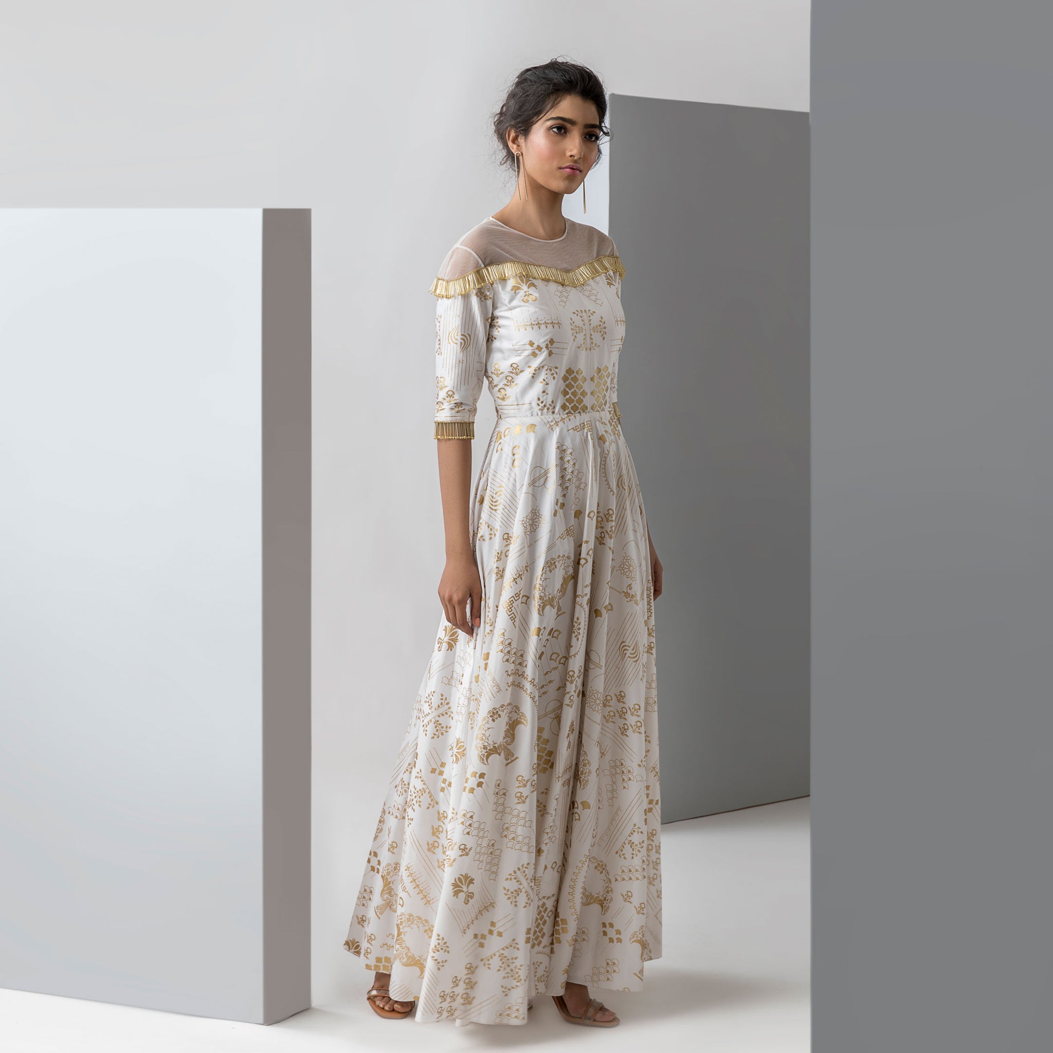 Embroidered Gown