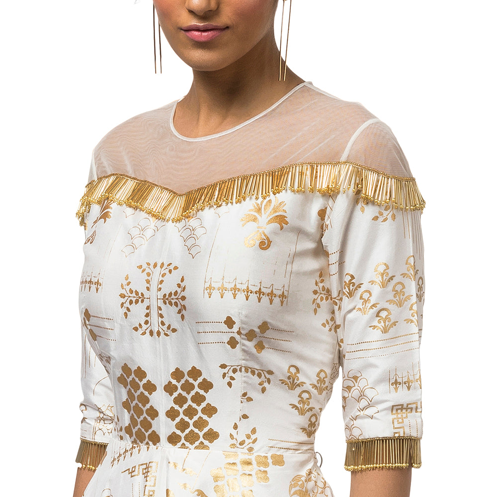 Embroidered Gown