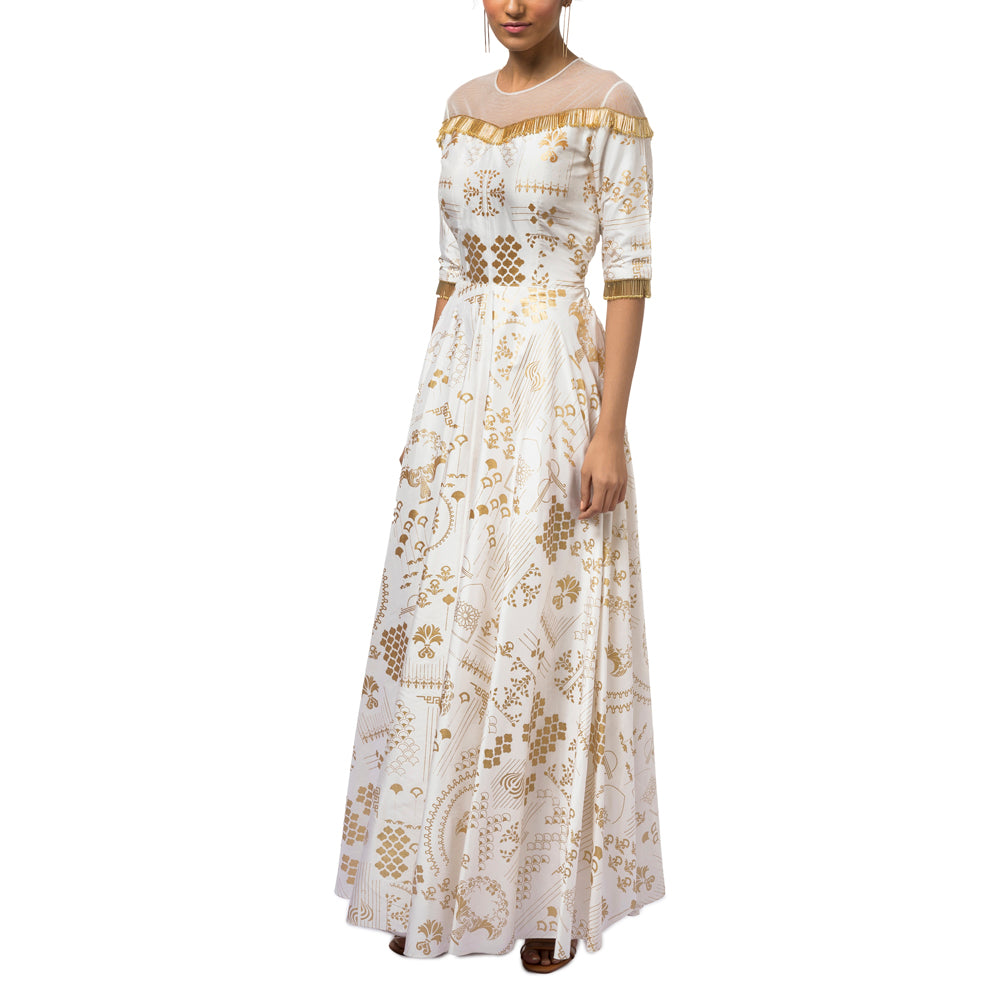 Embroidered Gown