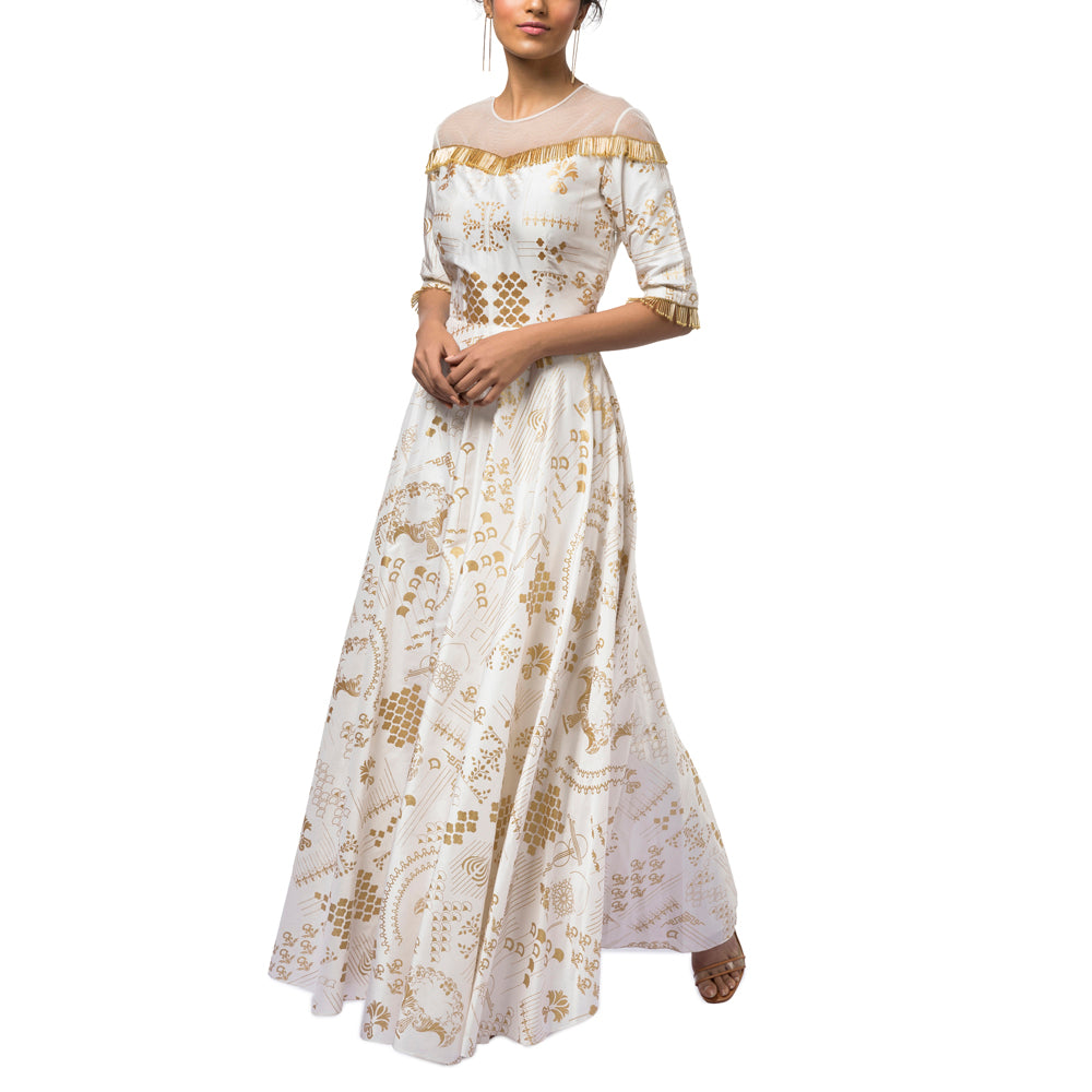 Embroidered Gown
