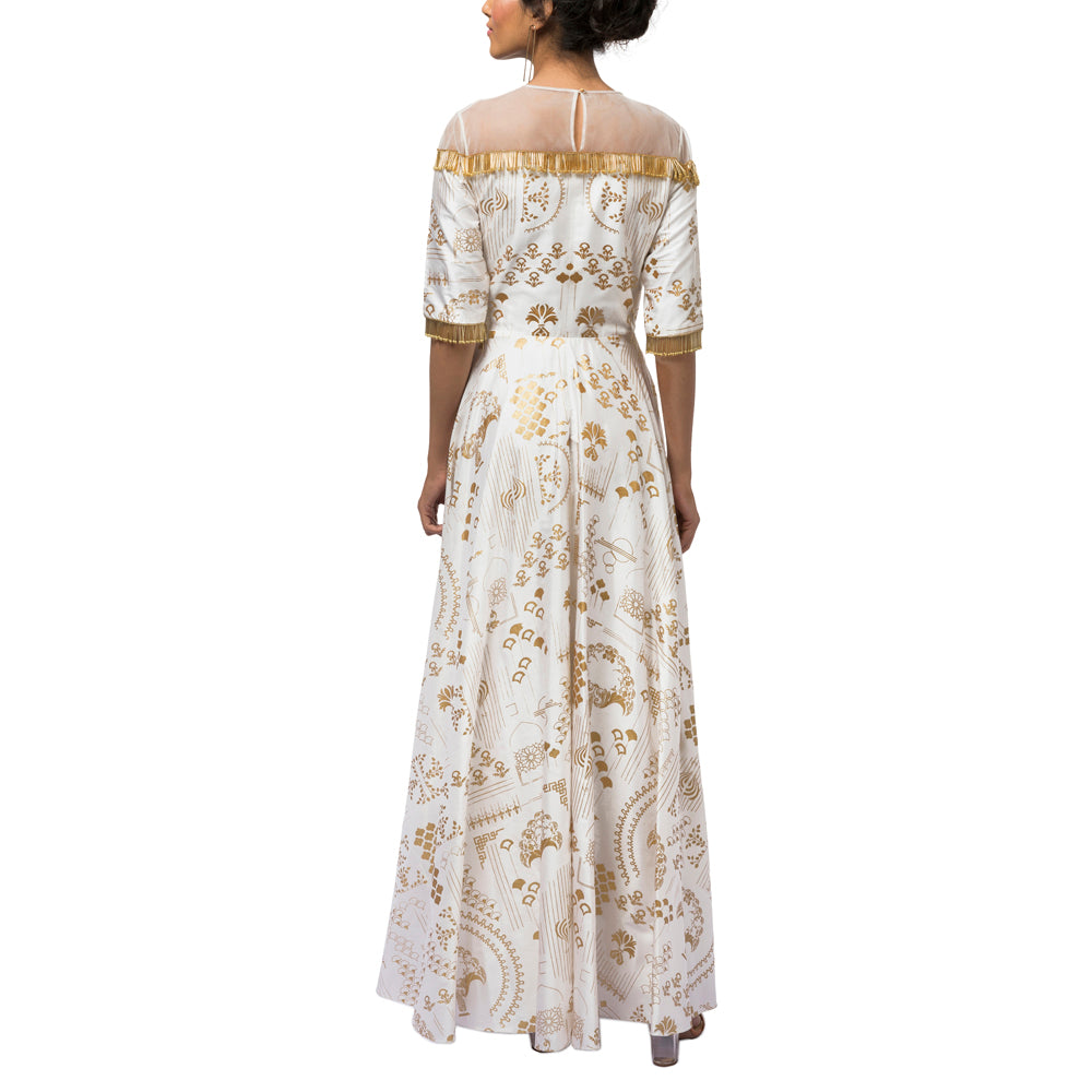 Embroidered Gown