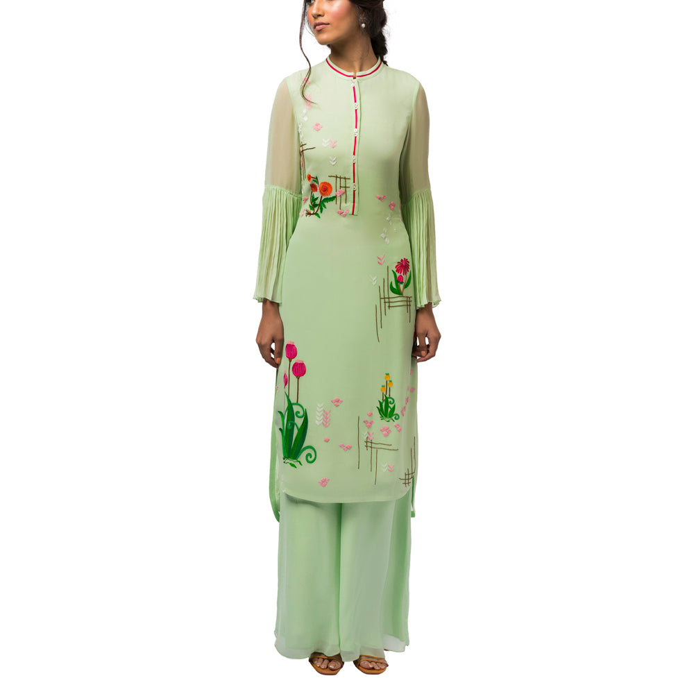 Embroidered Kurta Set