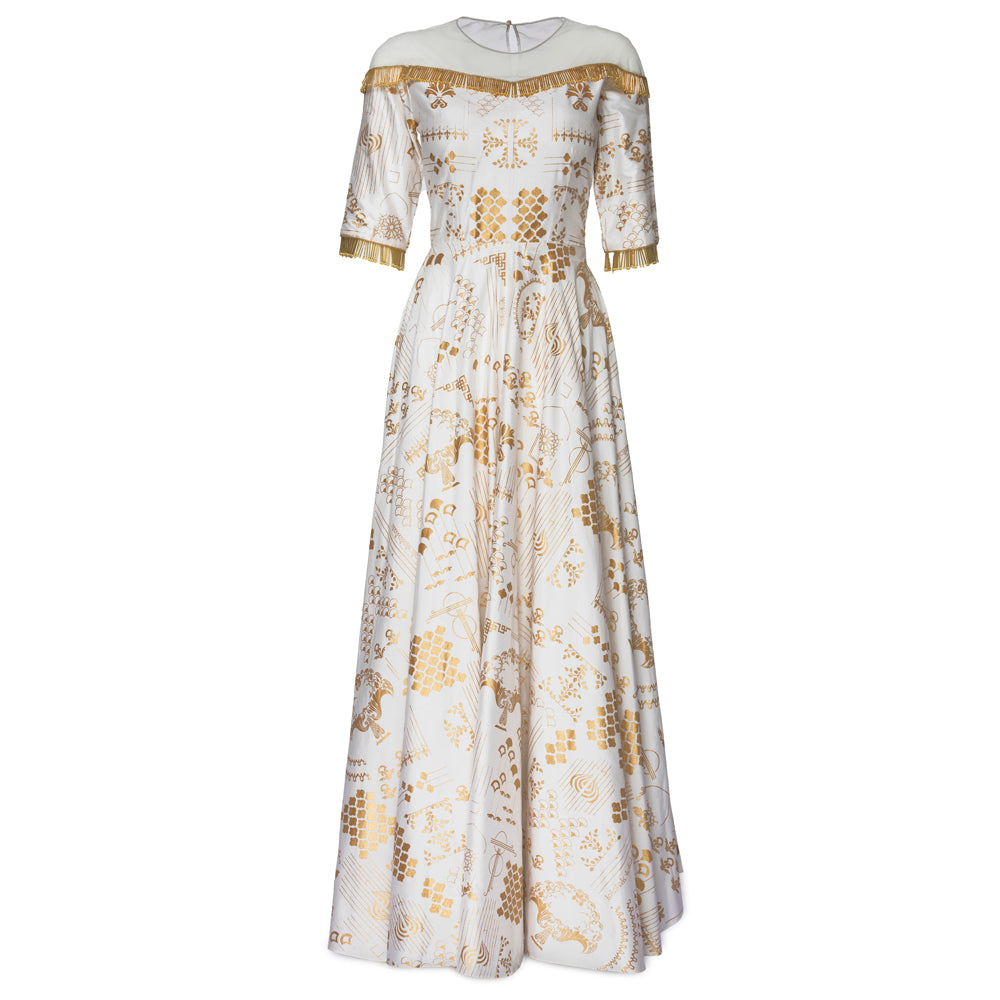 Embroidered Gown