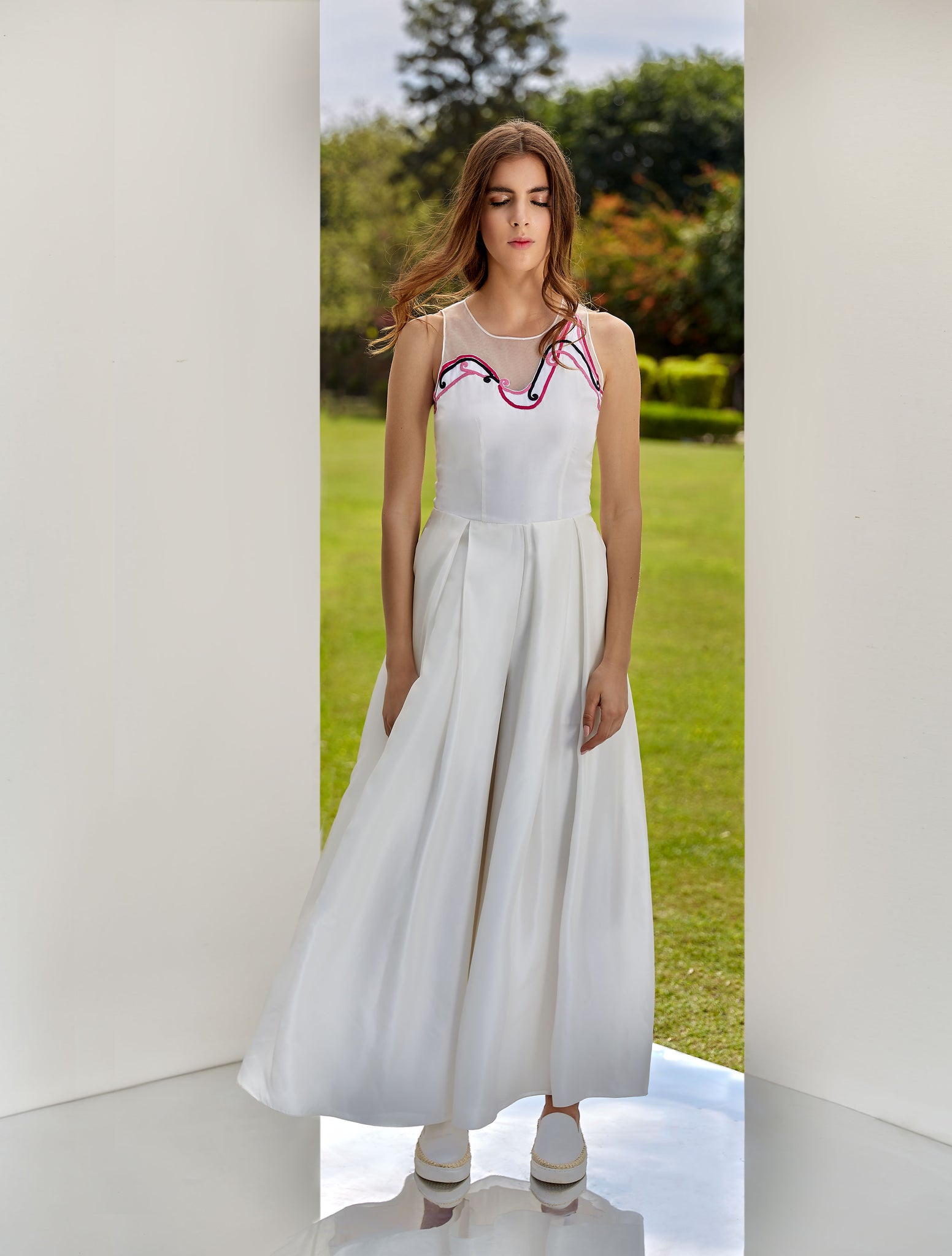 Embroidered Jumpsuit