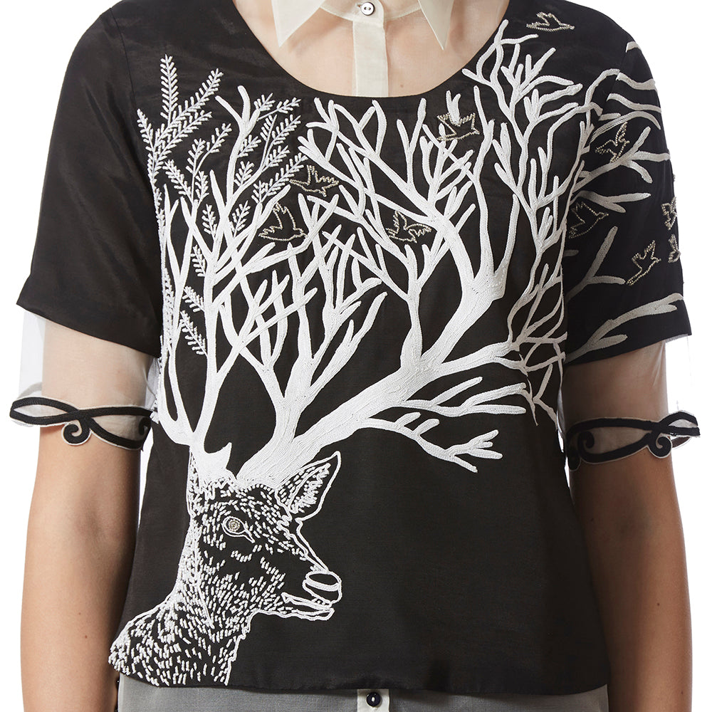 Embroidered Top