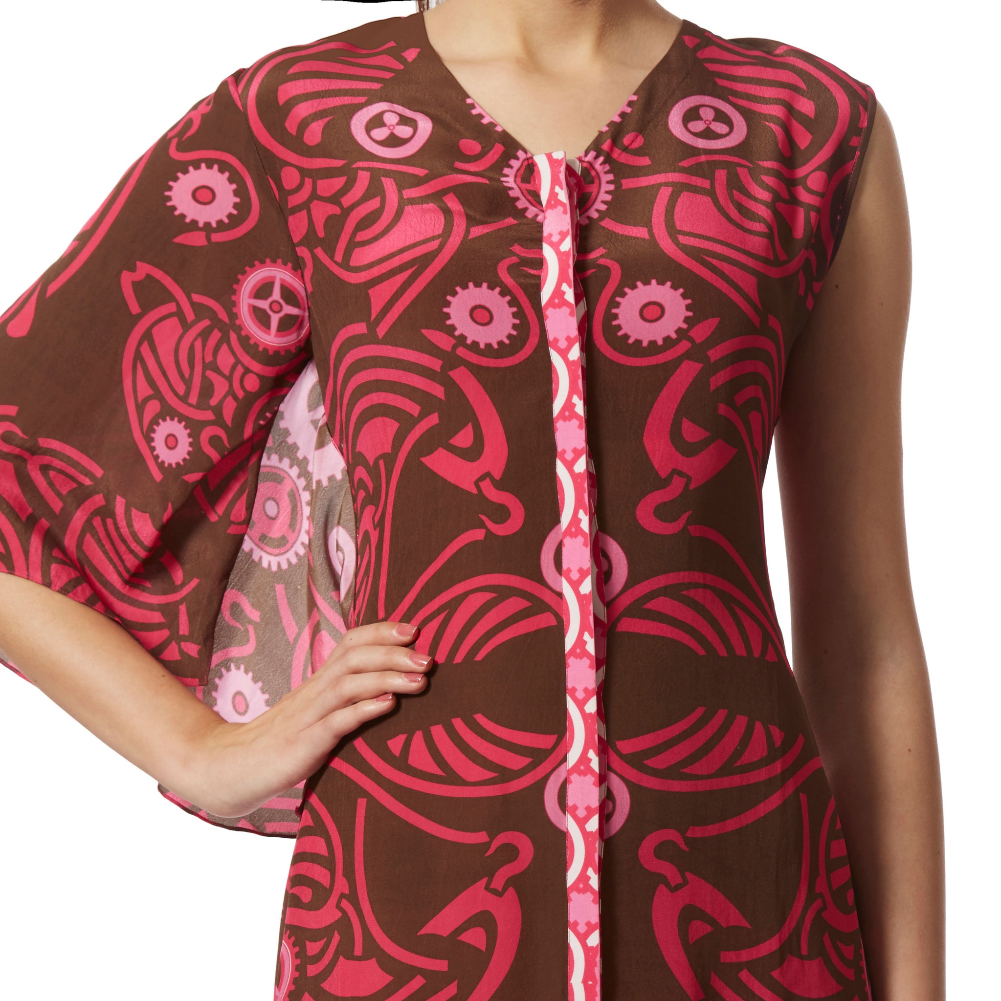 Printed Asymmetrical Tunic
