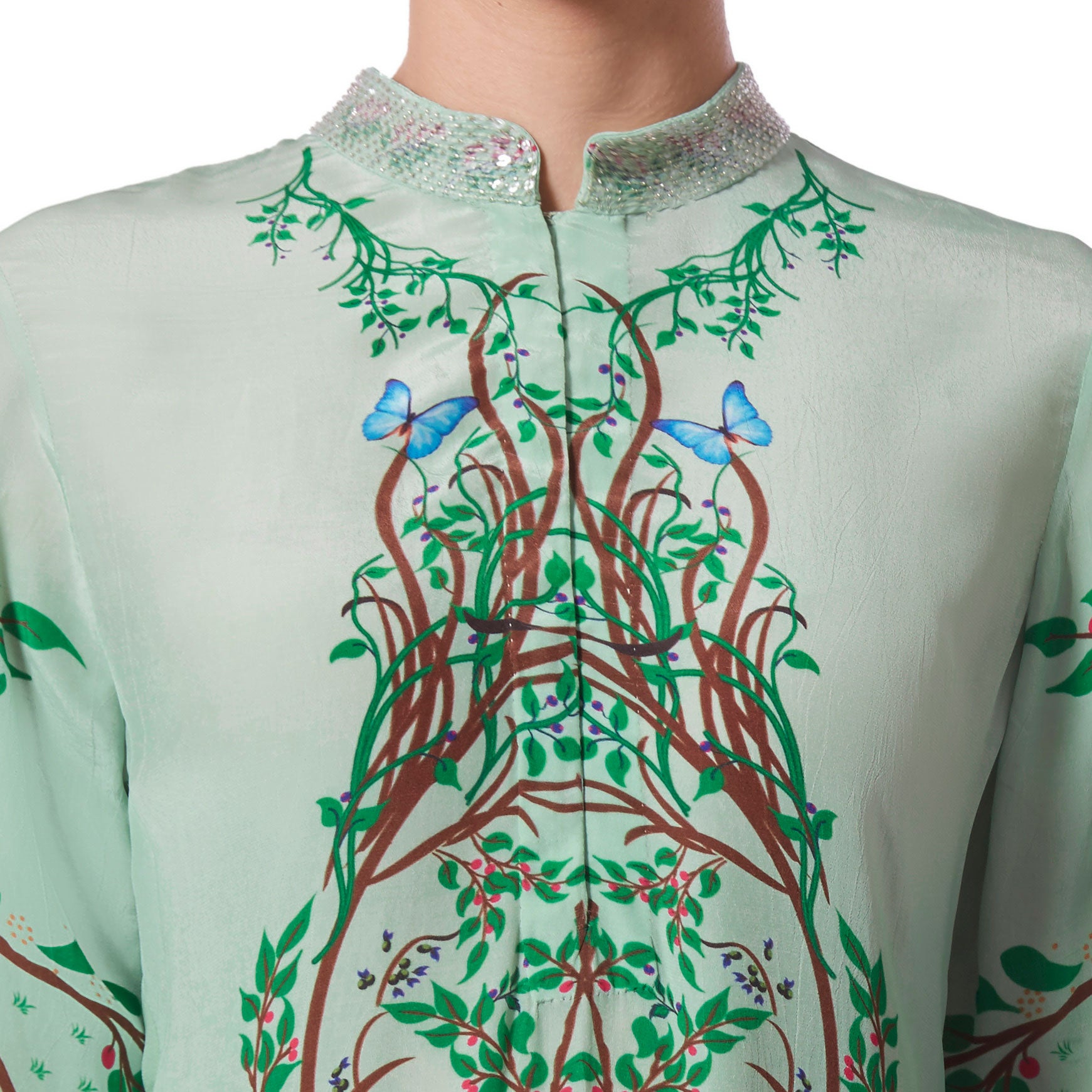 Embroidered High Low Tunic