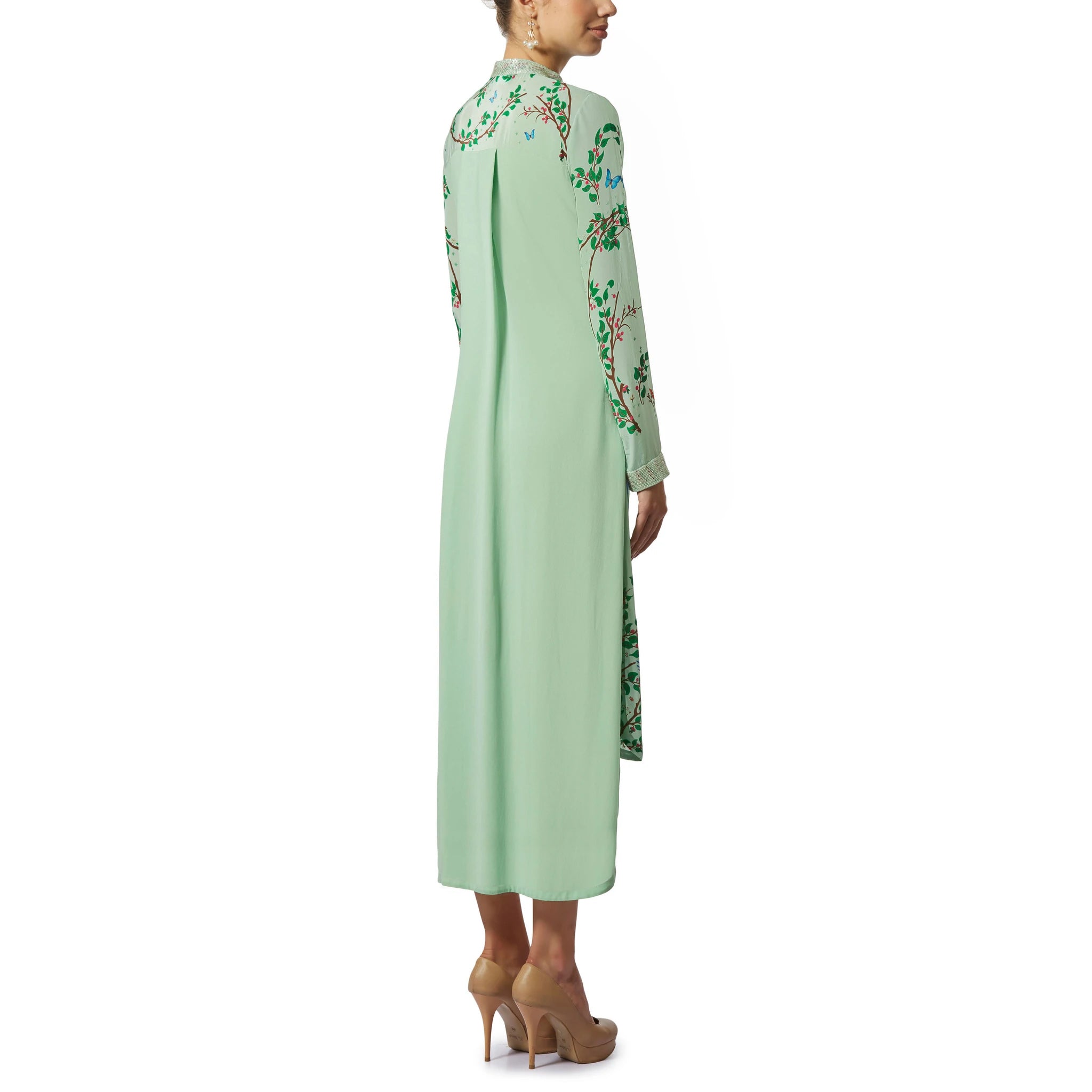 Embroidered High Low Tunic