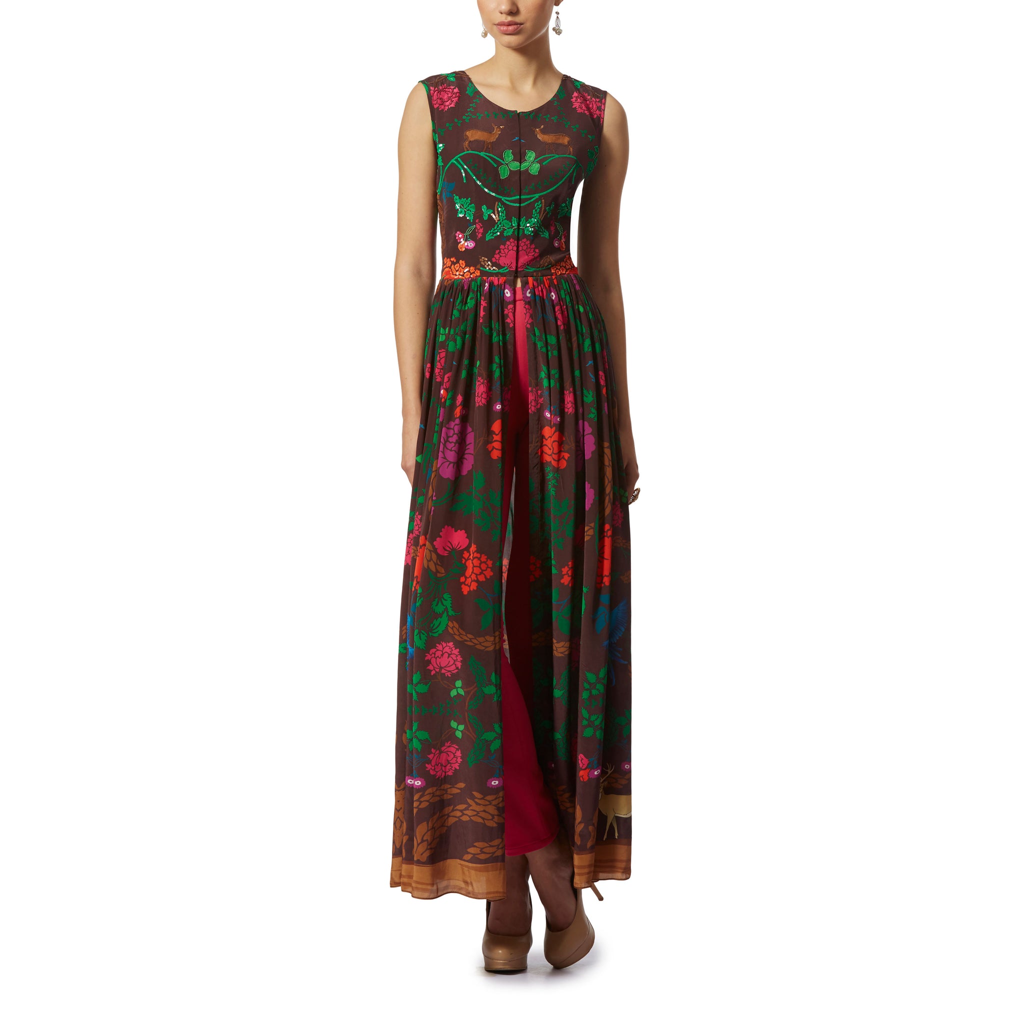 Embroidered Maxi