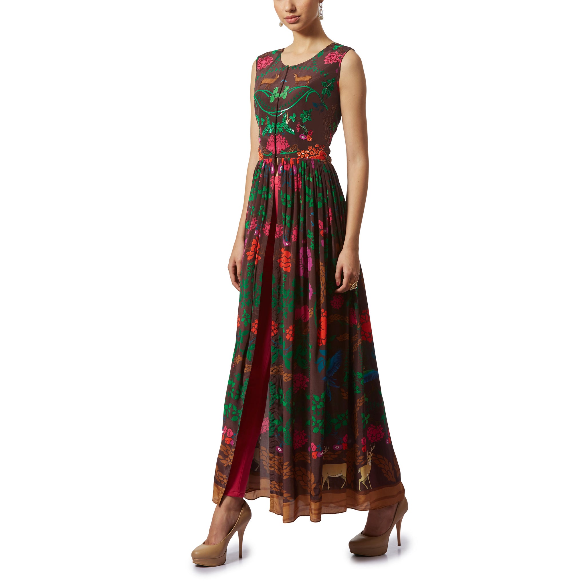 Embroidered Maxi