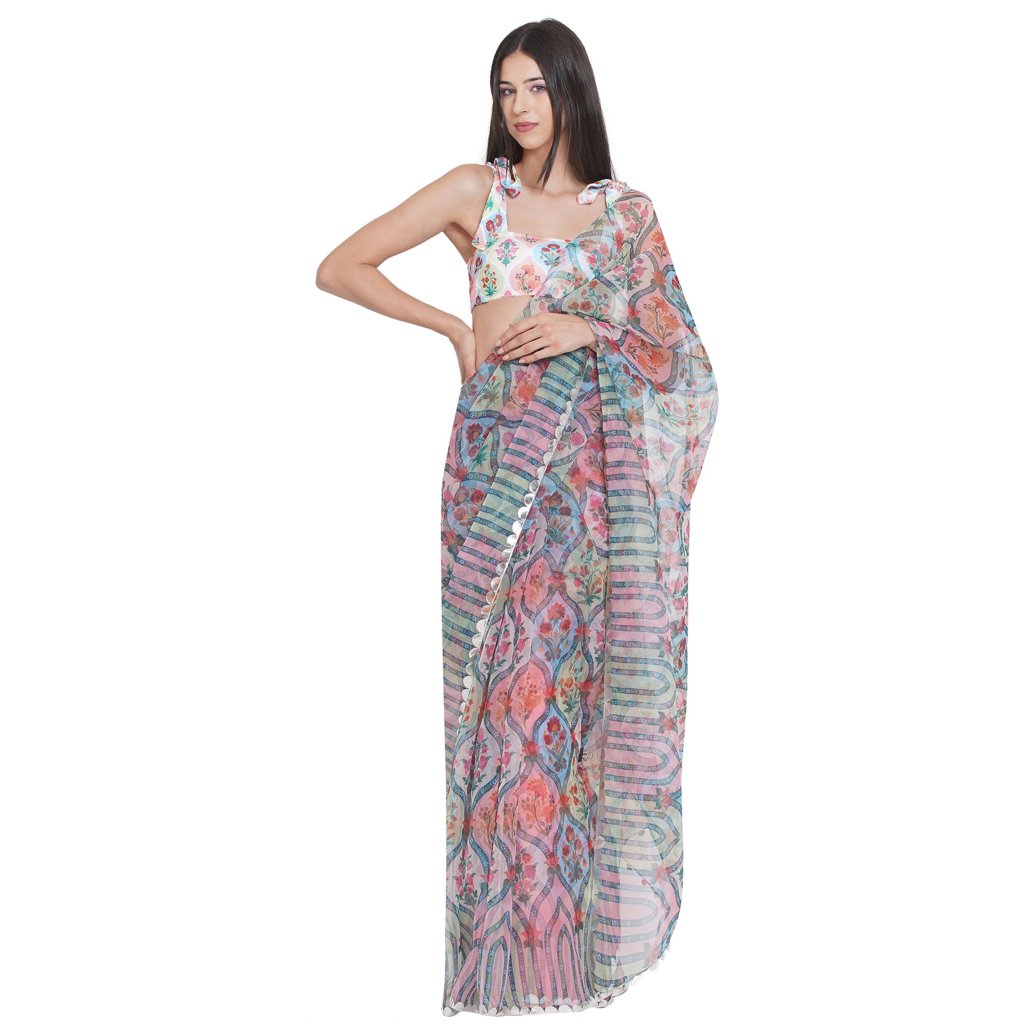 Embroidered Sari