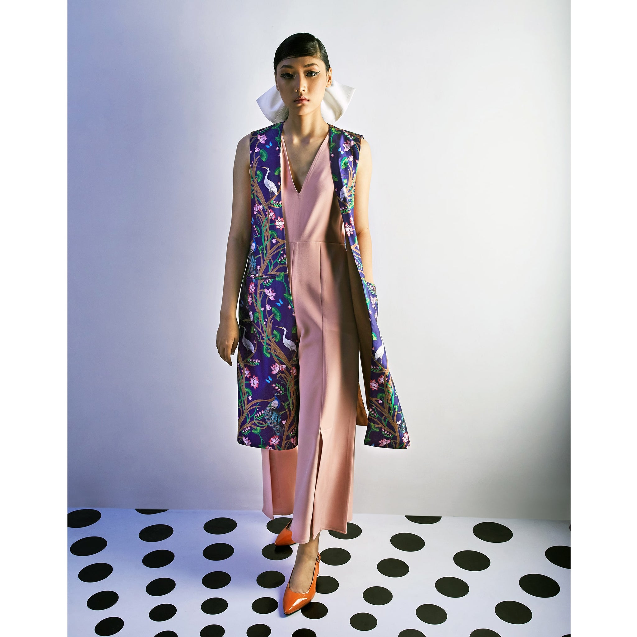 Jumpsuit with Printed Jacket