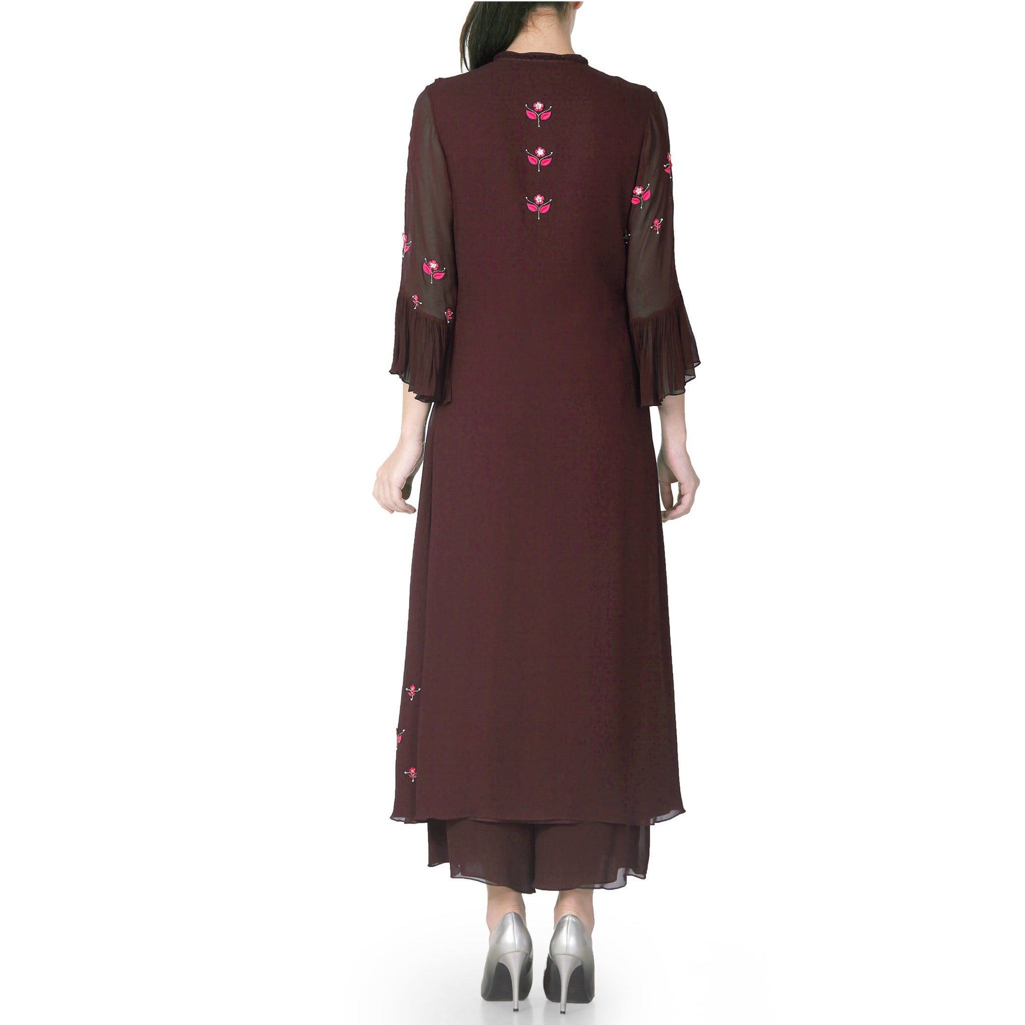 Embroidered Kurta with Palazzo