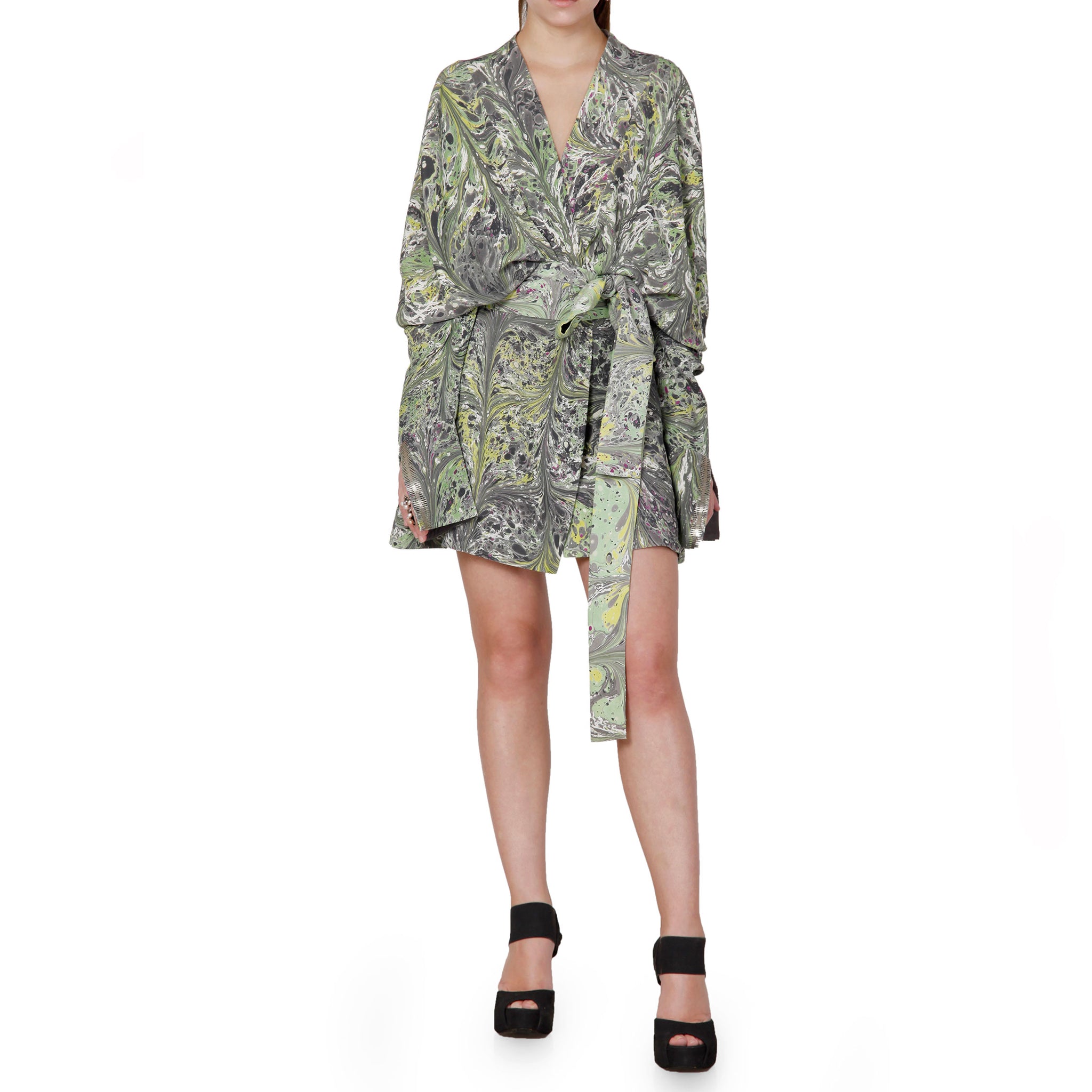 Draped Wrap Dress