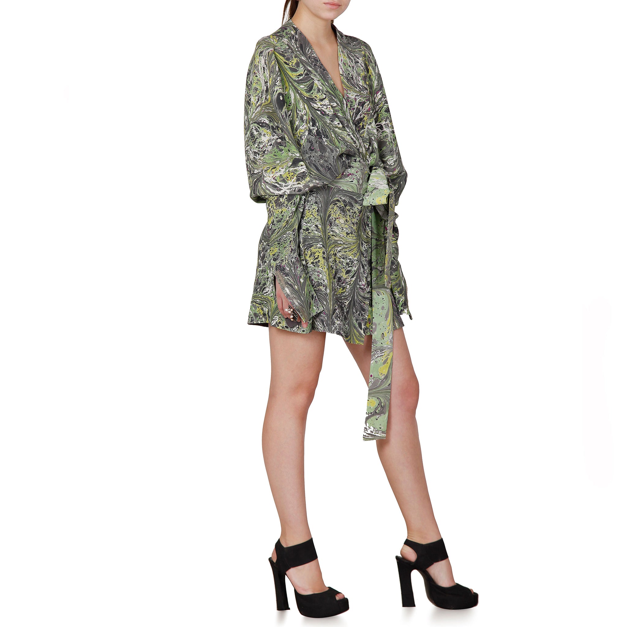 Draped Wrap Dress