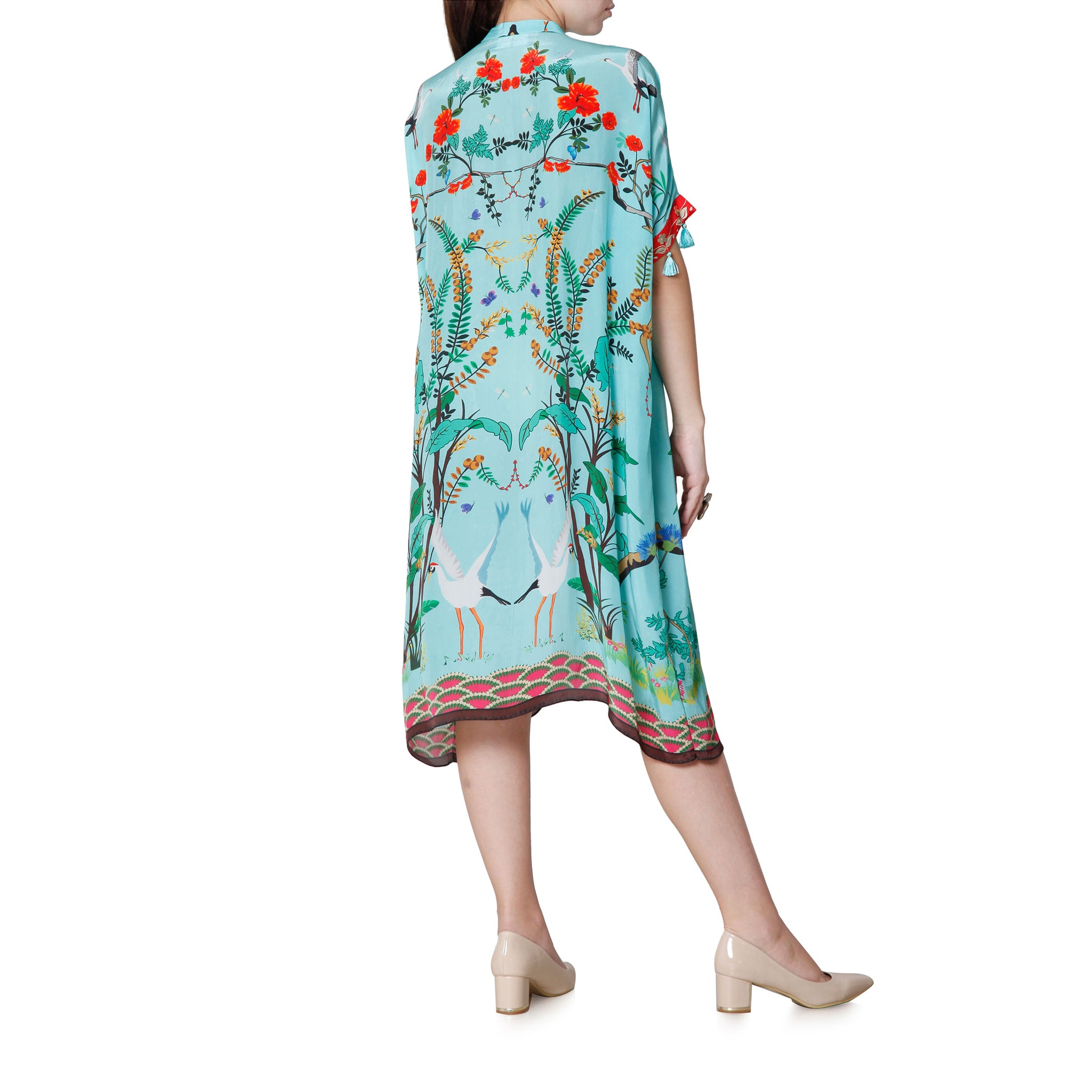Embroidered Printed Tunic