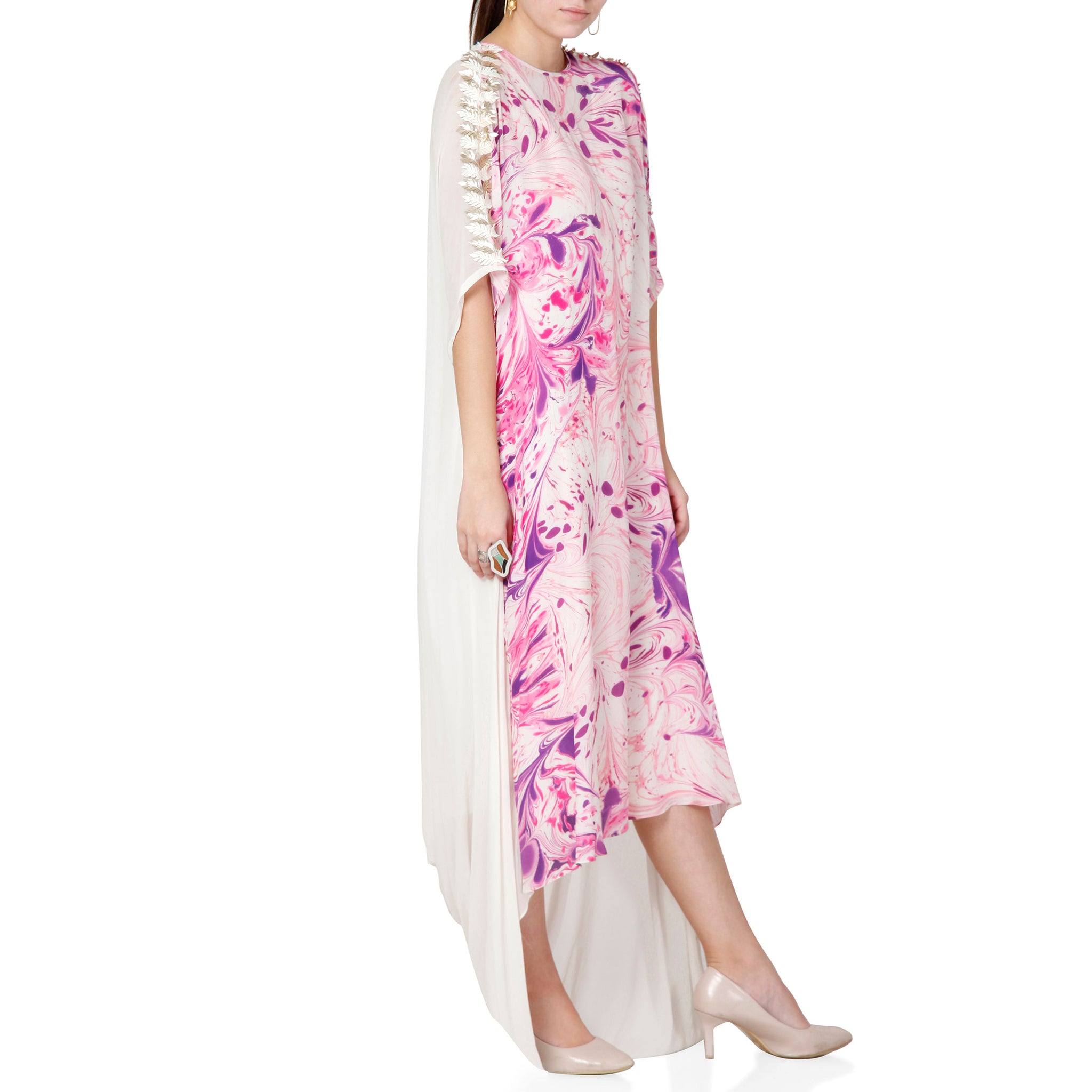Embroidered Cowl Tunic