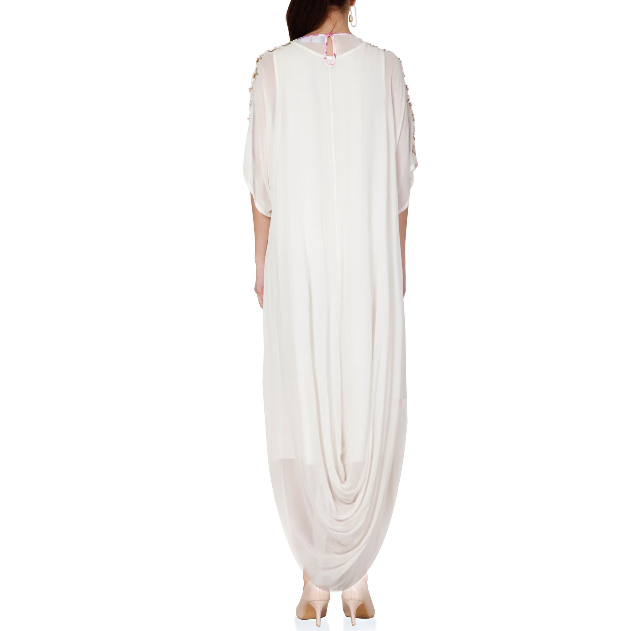 Embroidered Cowl Tunic