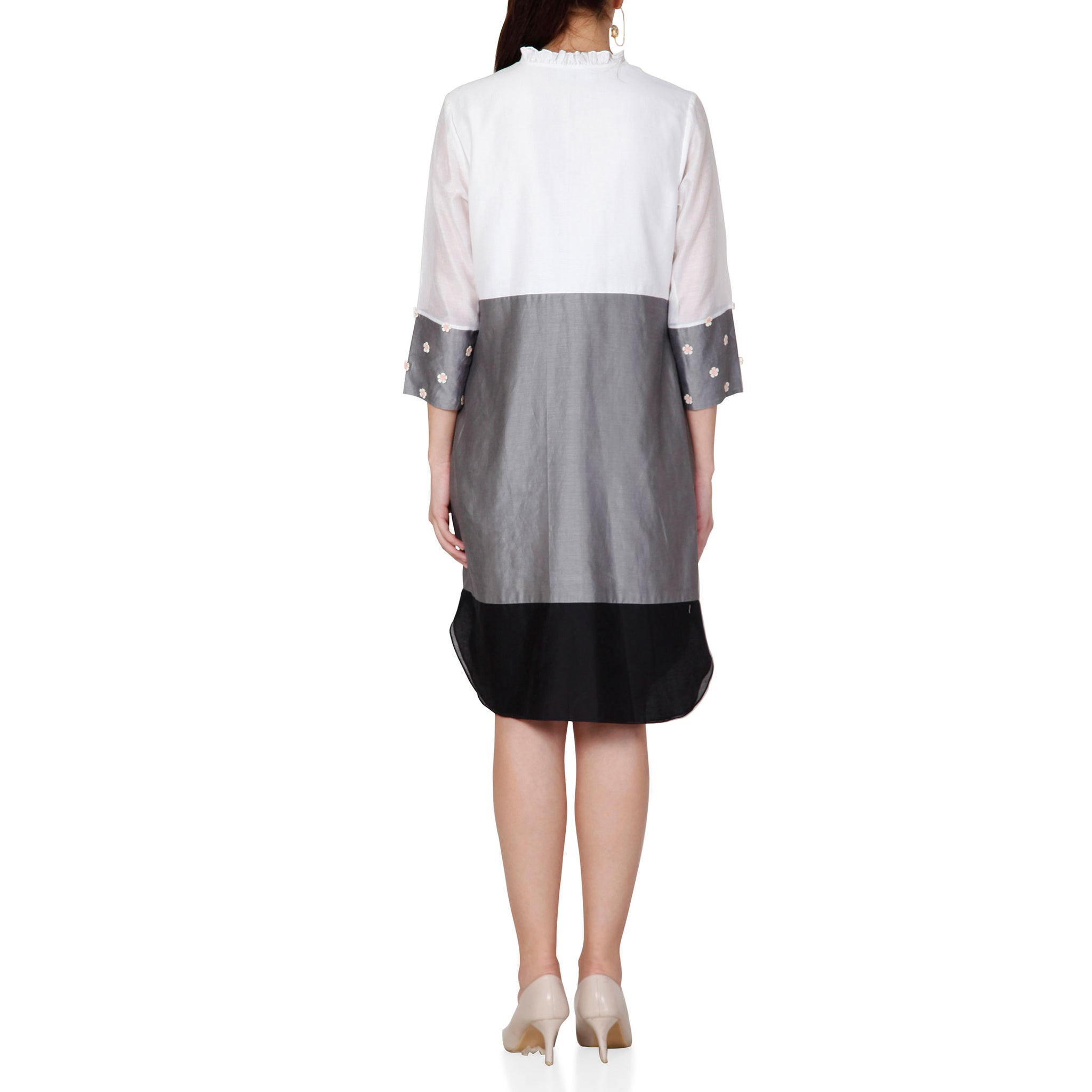 Embroidered Chanderi Tunic