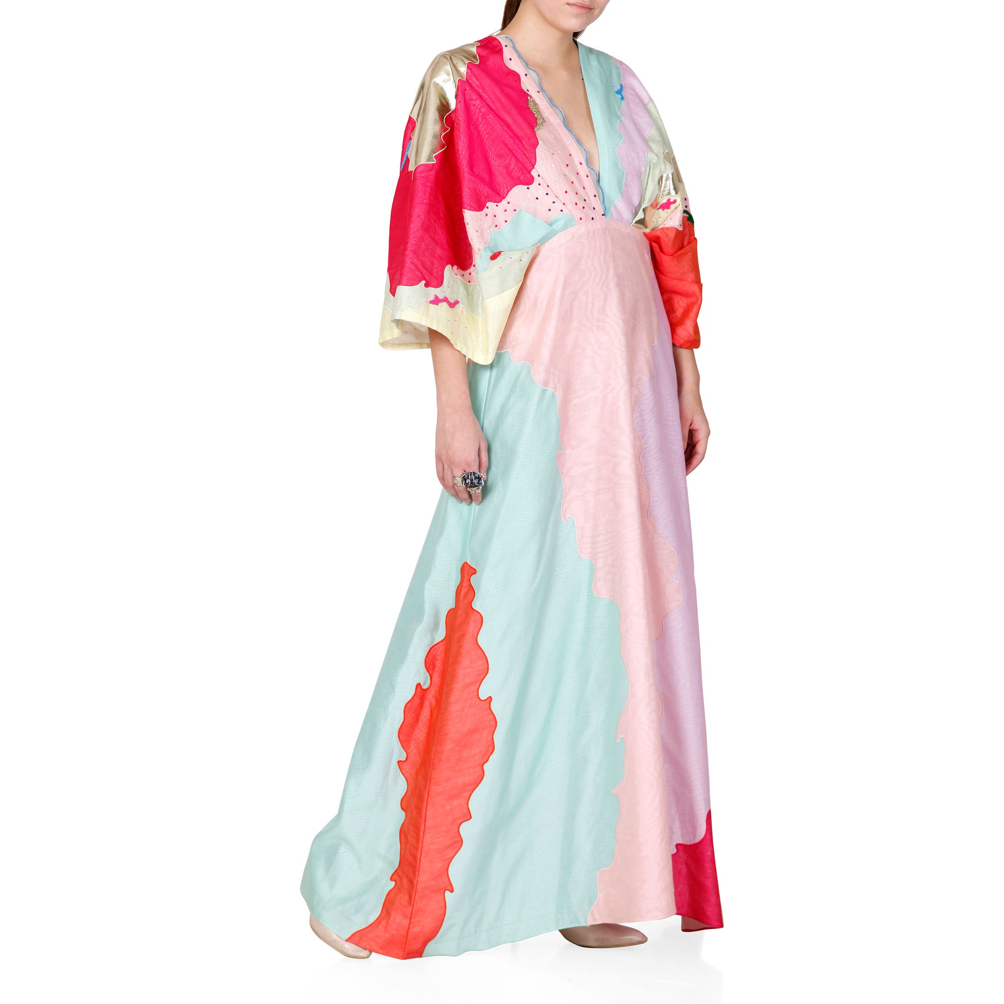 Embroidered Maxi Dress