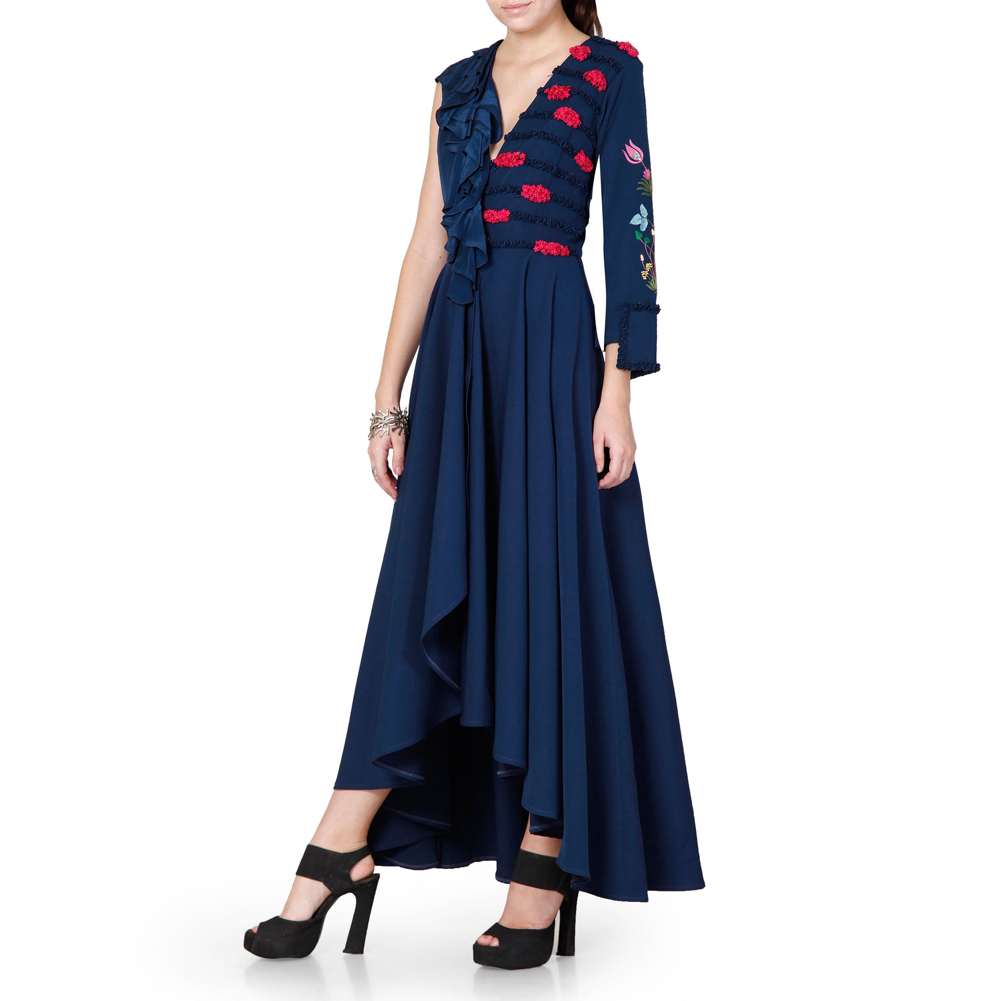 Embroidered Jacket Dress
