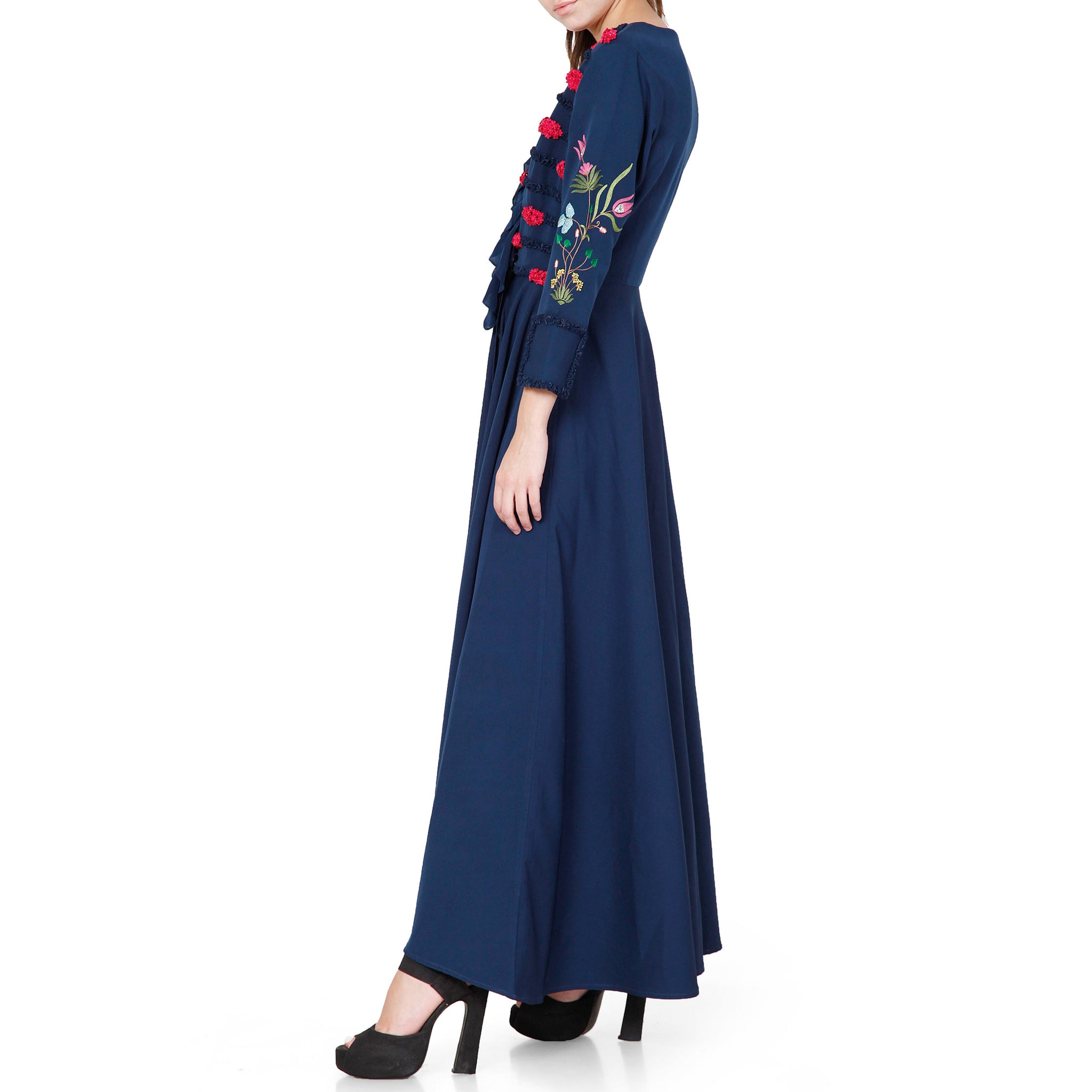 Embroidered Jacket Dress