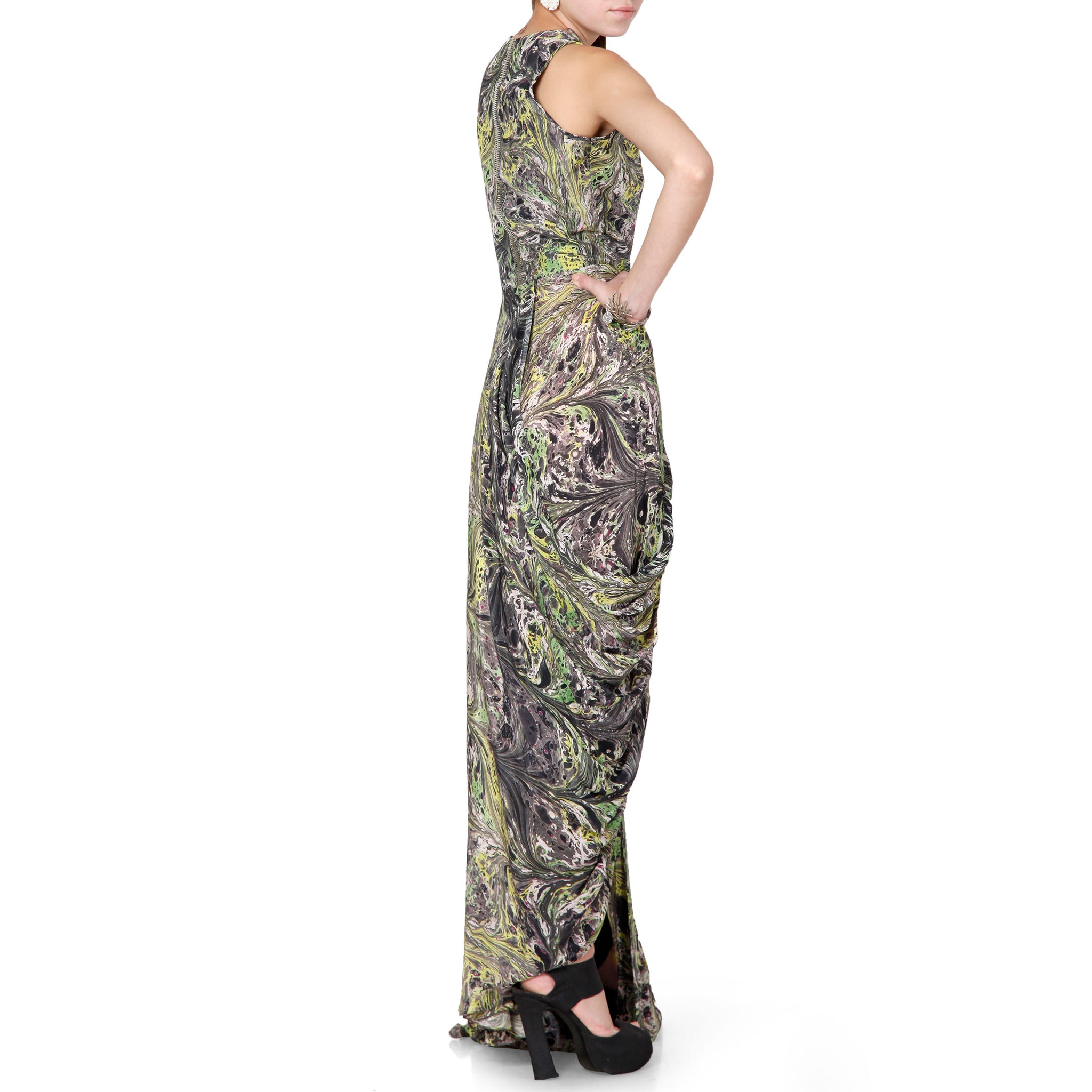 Draped Wrap Dress