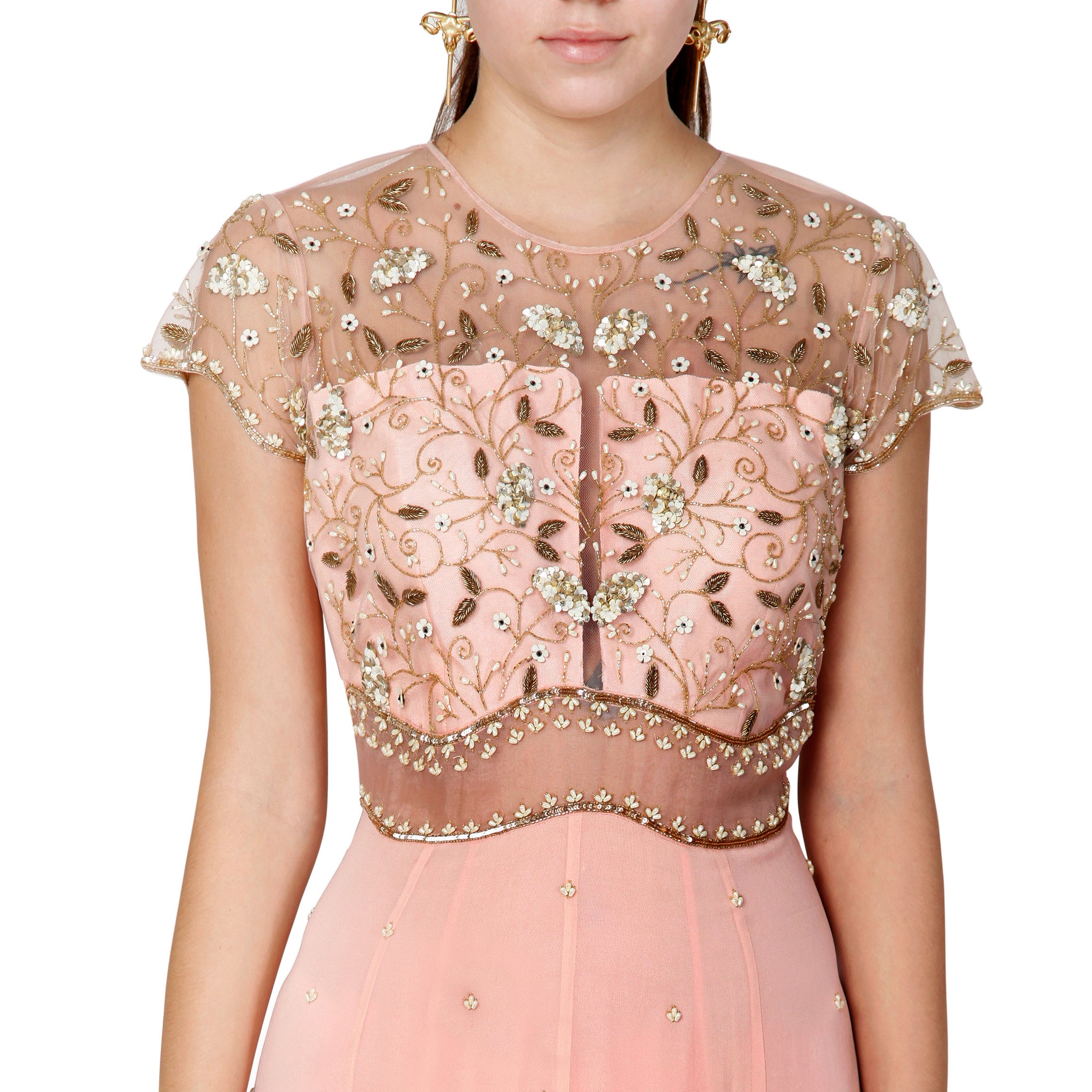 Embroidered Gown