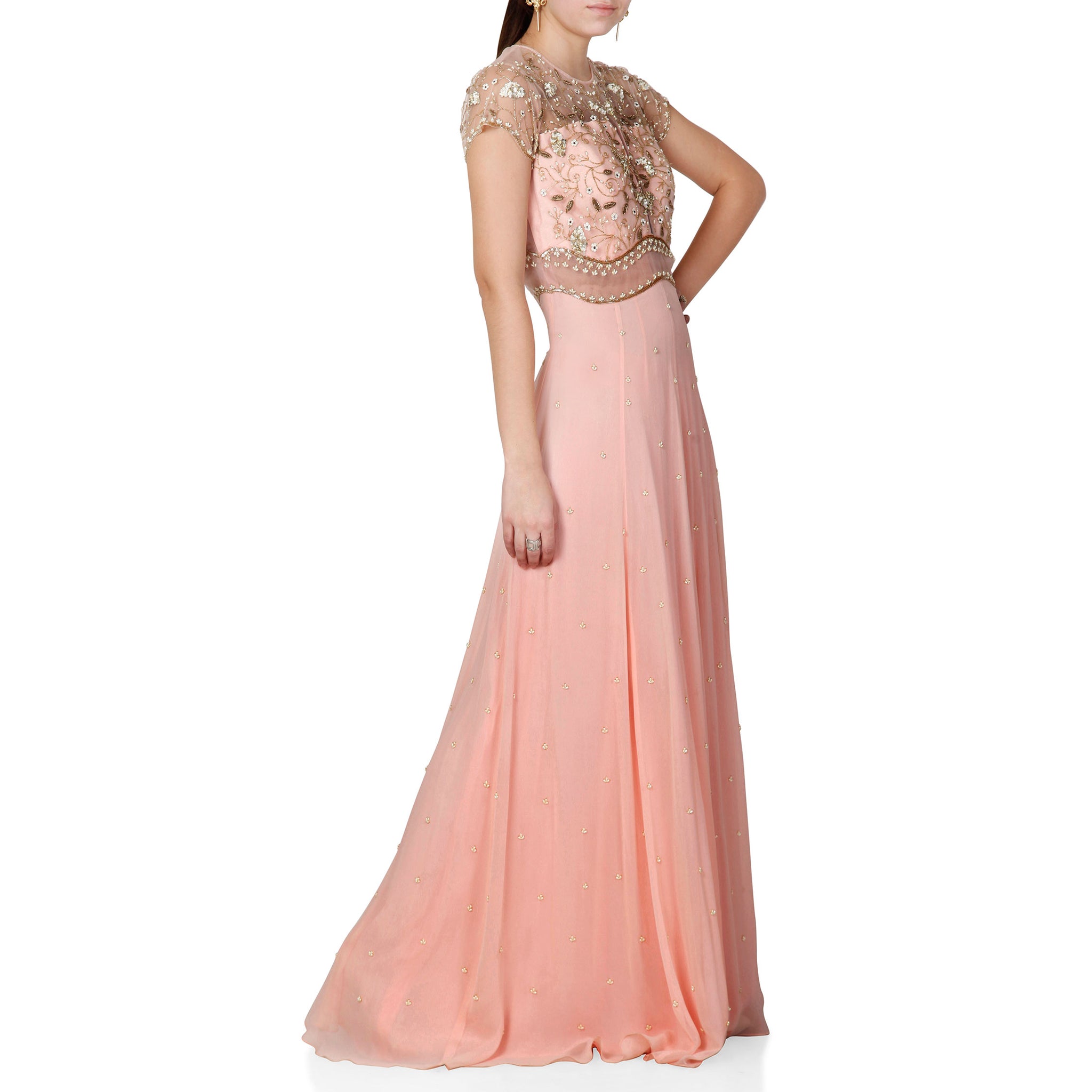 Embroidered Gown