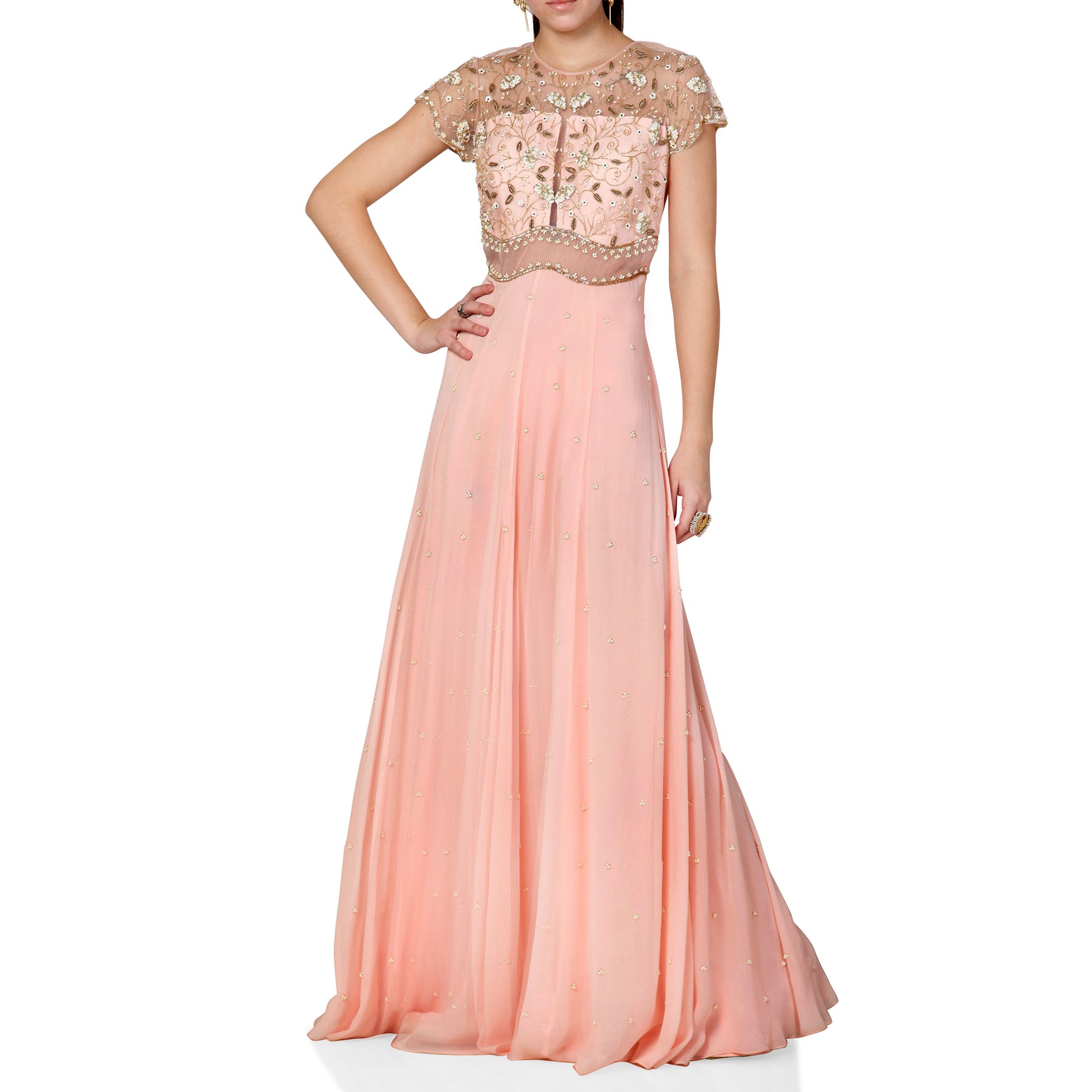 Embroidered Gown