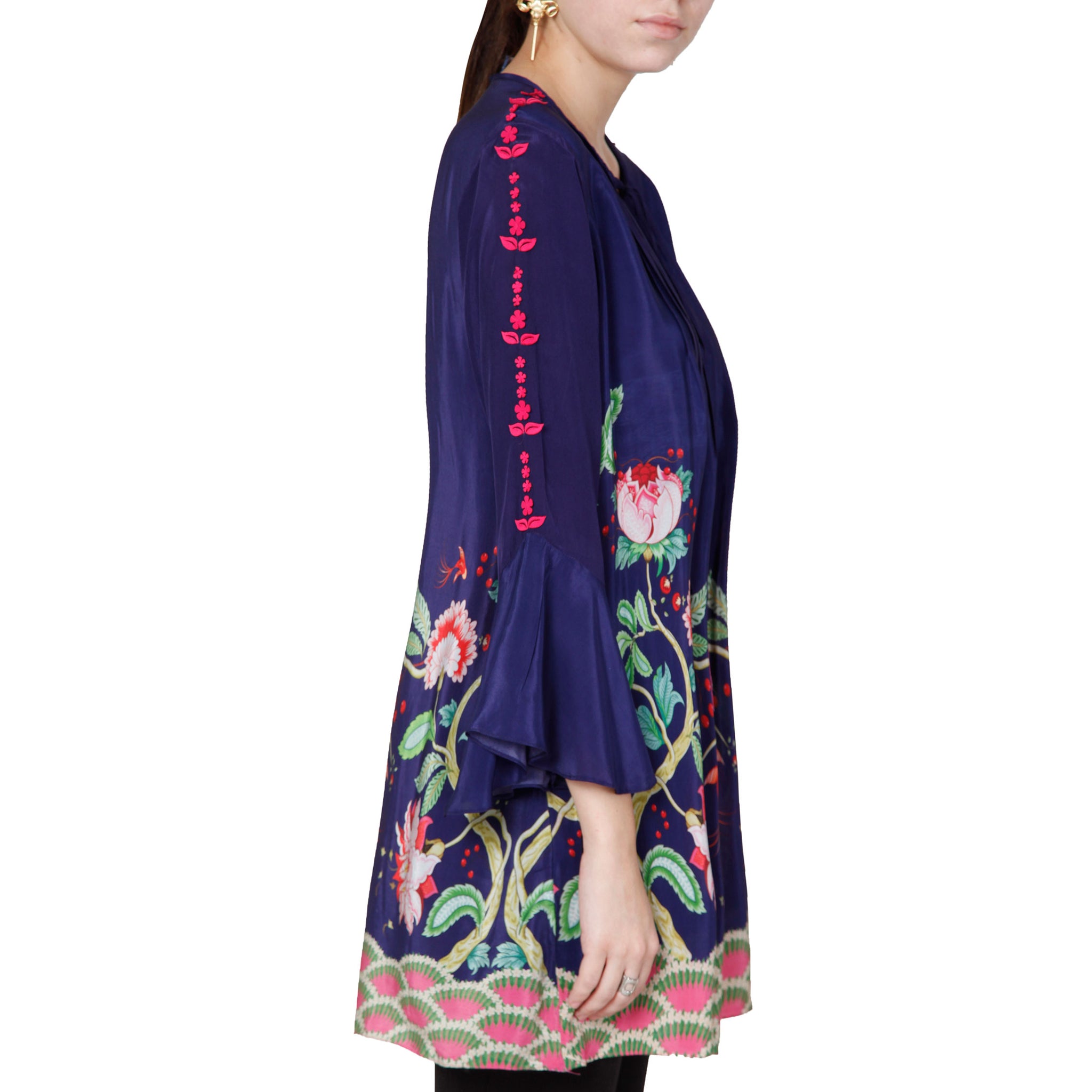 Embroidered & Printed Tunic
