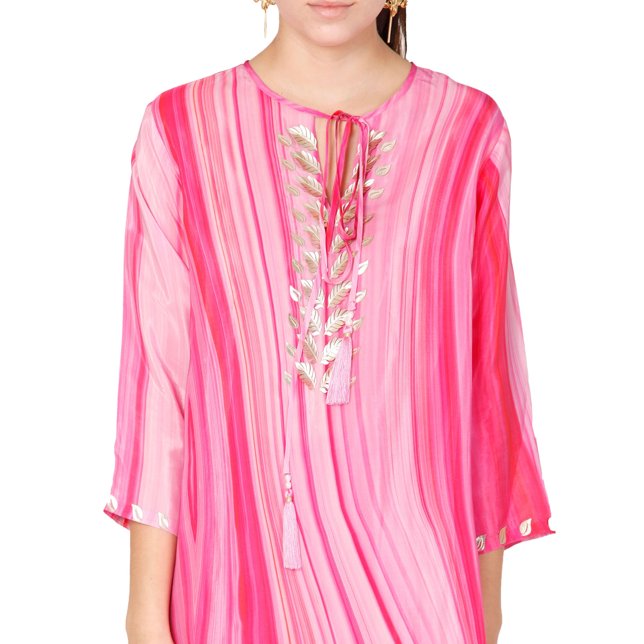 Embroidered High Low Kurta
