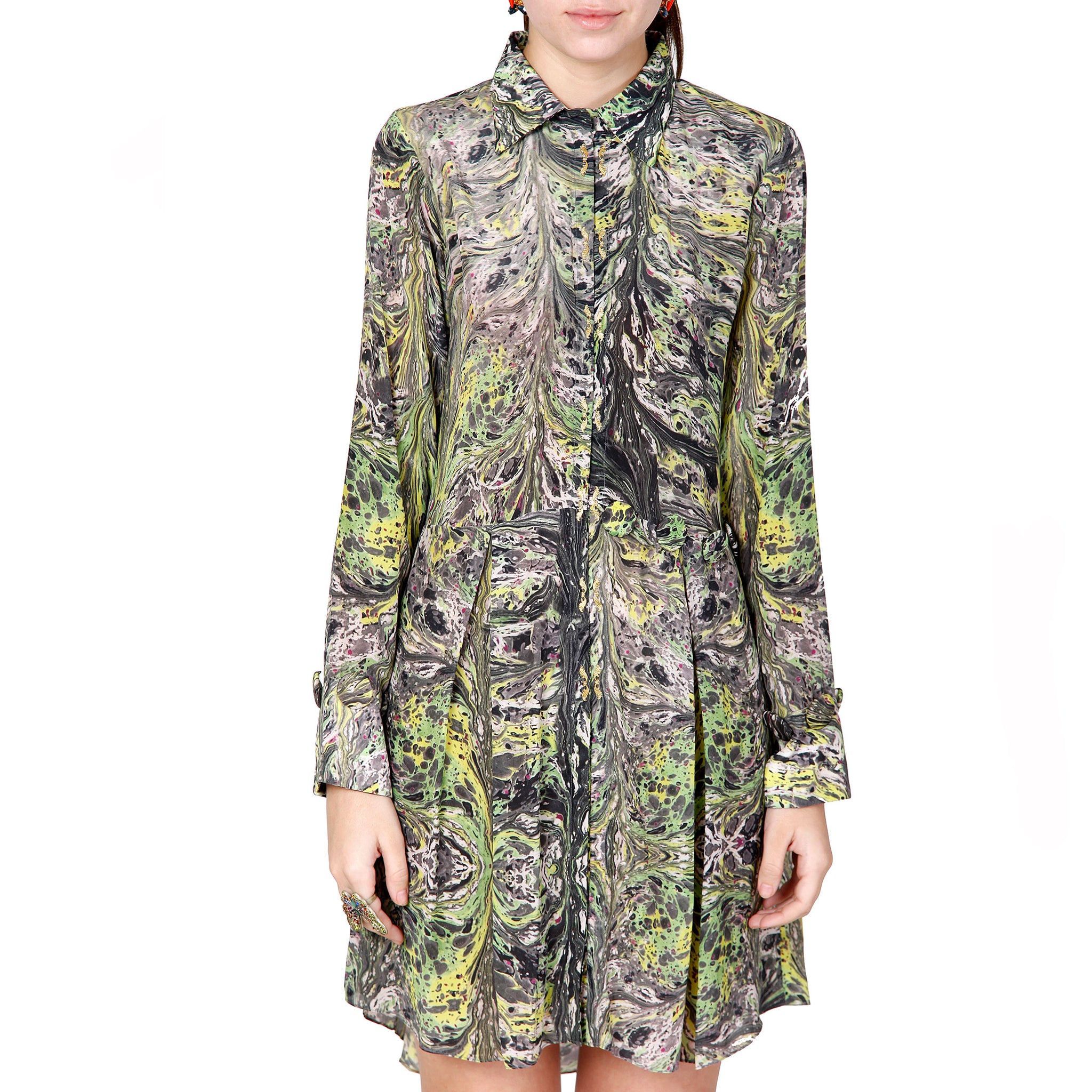 Printed Tunic with Embroidery