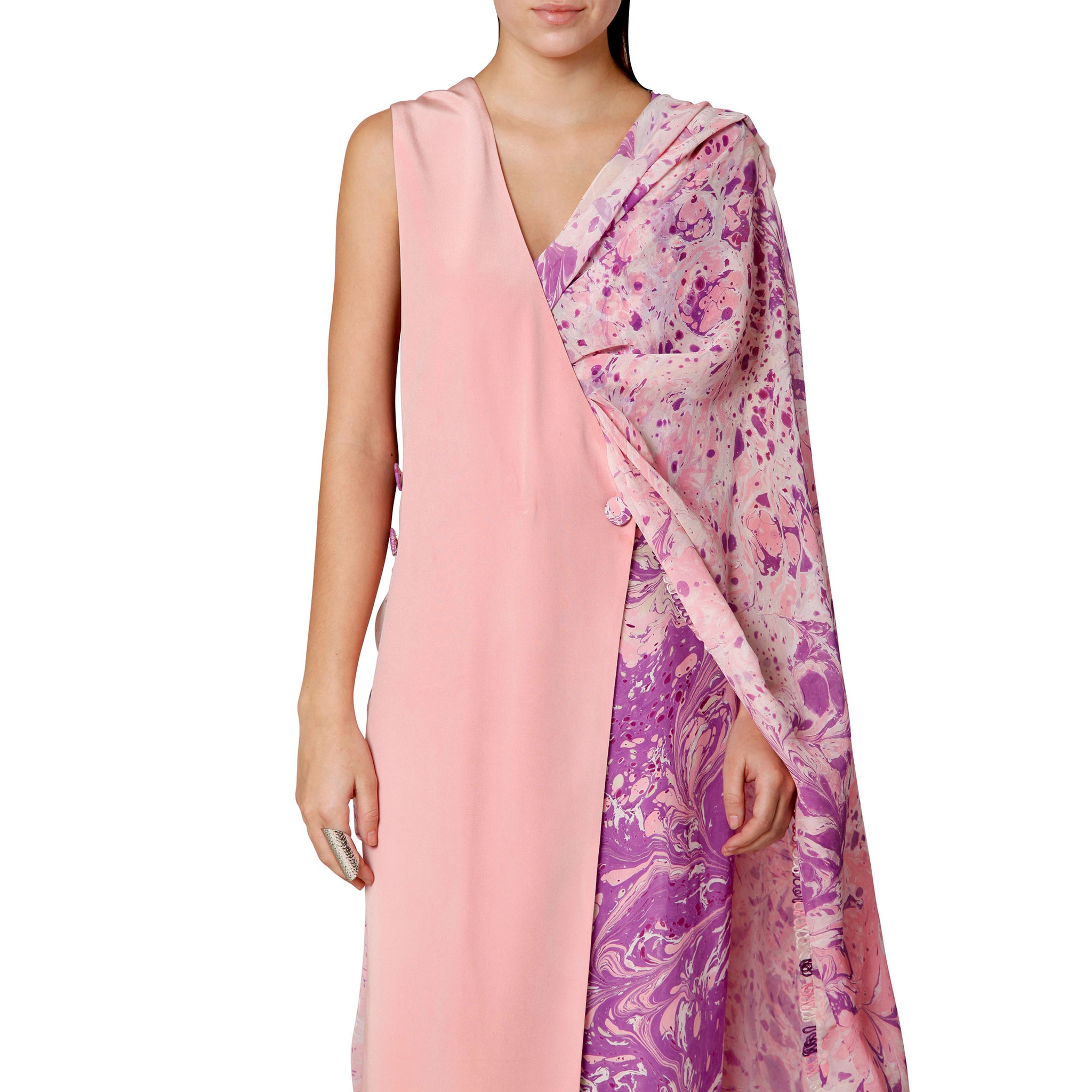 Half & Half Sari with Jacket